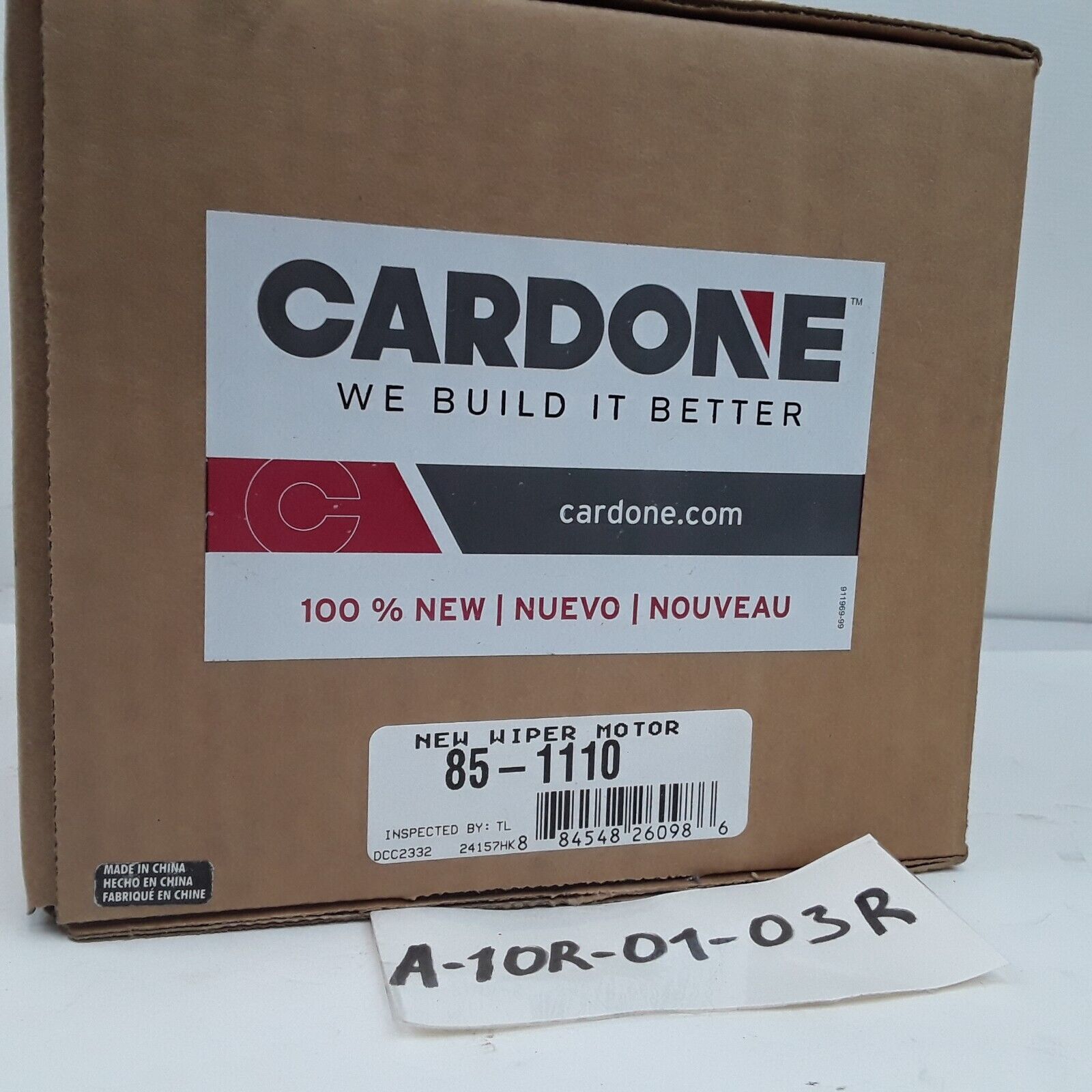 Cardone 85-1110 Windshield Wiper Motor Direct Bolt For Chevrolet Cruze 2011-2016