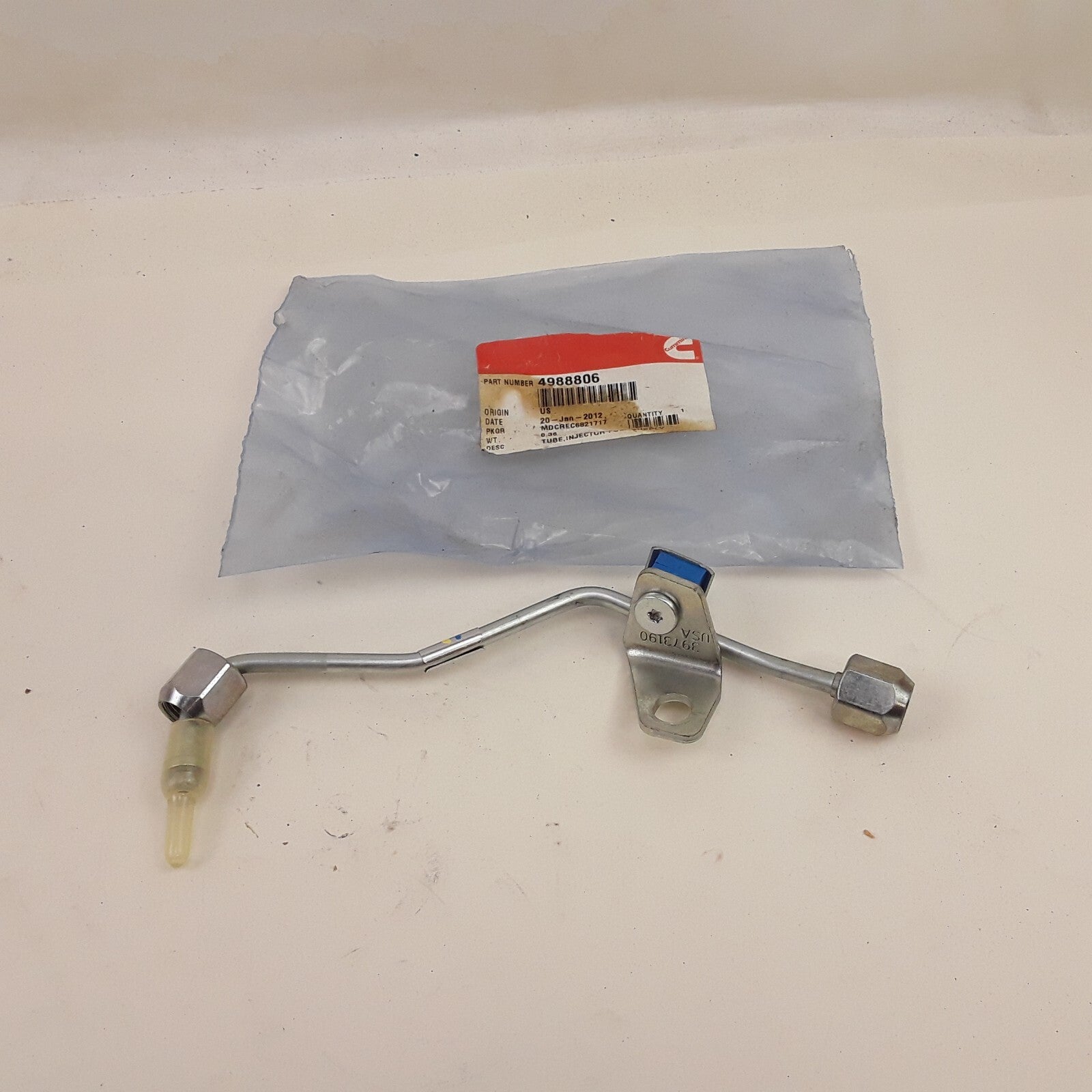 Cummins 4988806 Injector Fuel Supply Tube Fits 5.9 Liter ISB/QSB Engines
