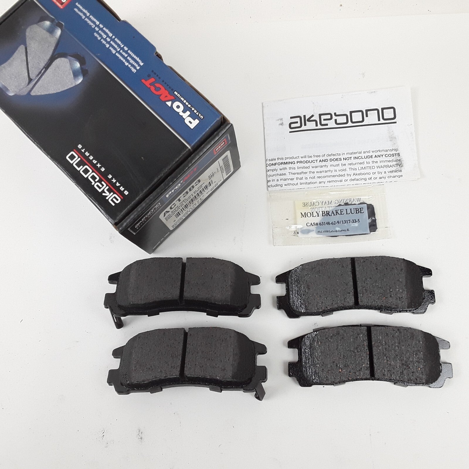 Rear Disc Brake Pad Set Fits Chrysler Dodge Eagle Plymouth Mitsubishi 1988-2012