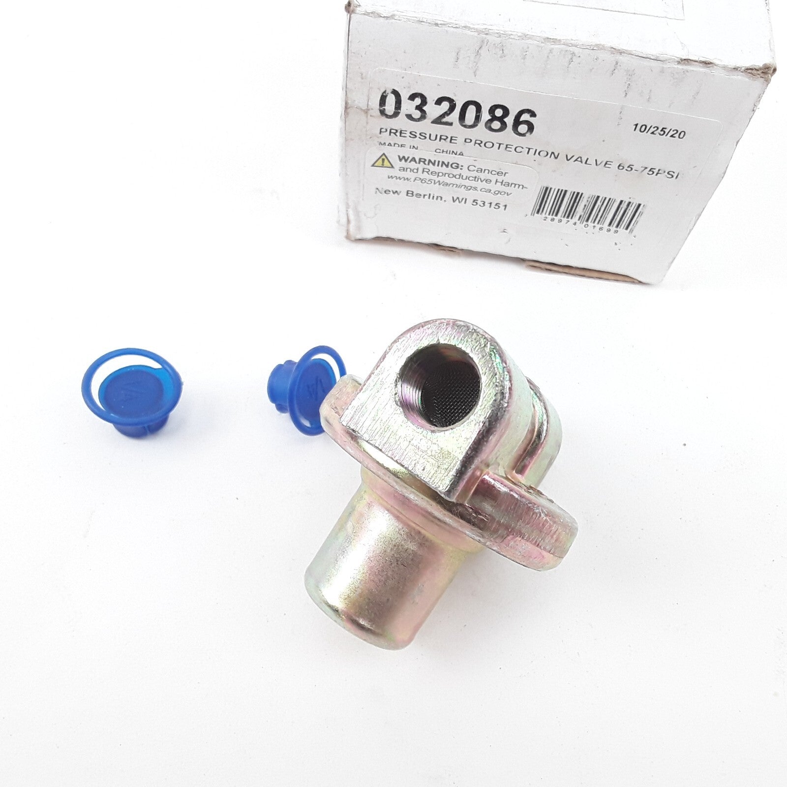 032086 Air Brake Pressure Protection Valve Nominal Closing Pressure 65-75PSI