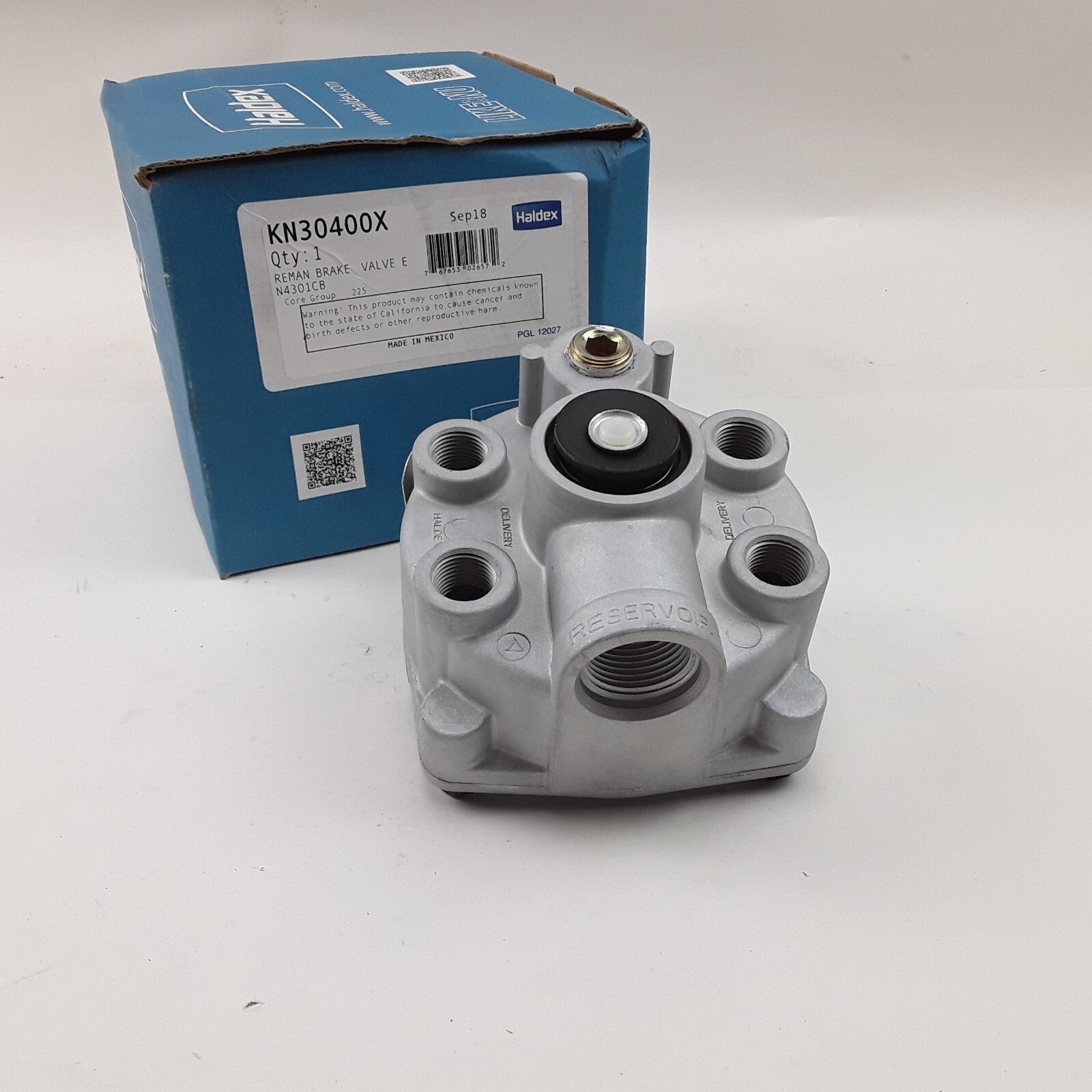 Haldex KN30400X Reman Air Brake Relay Valve Assembly Heavy Duty