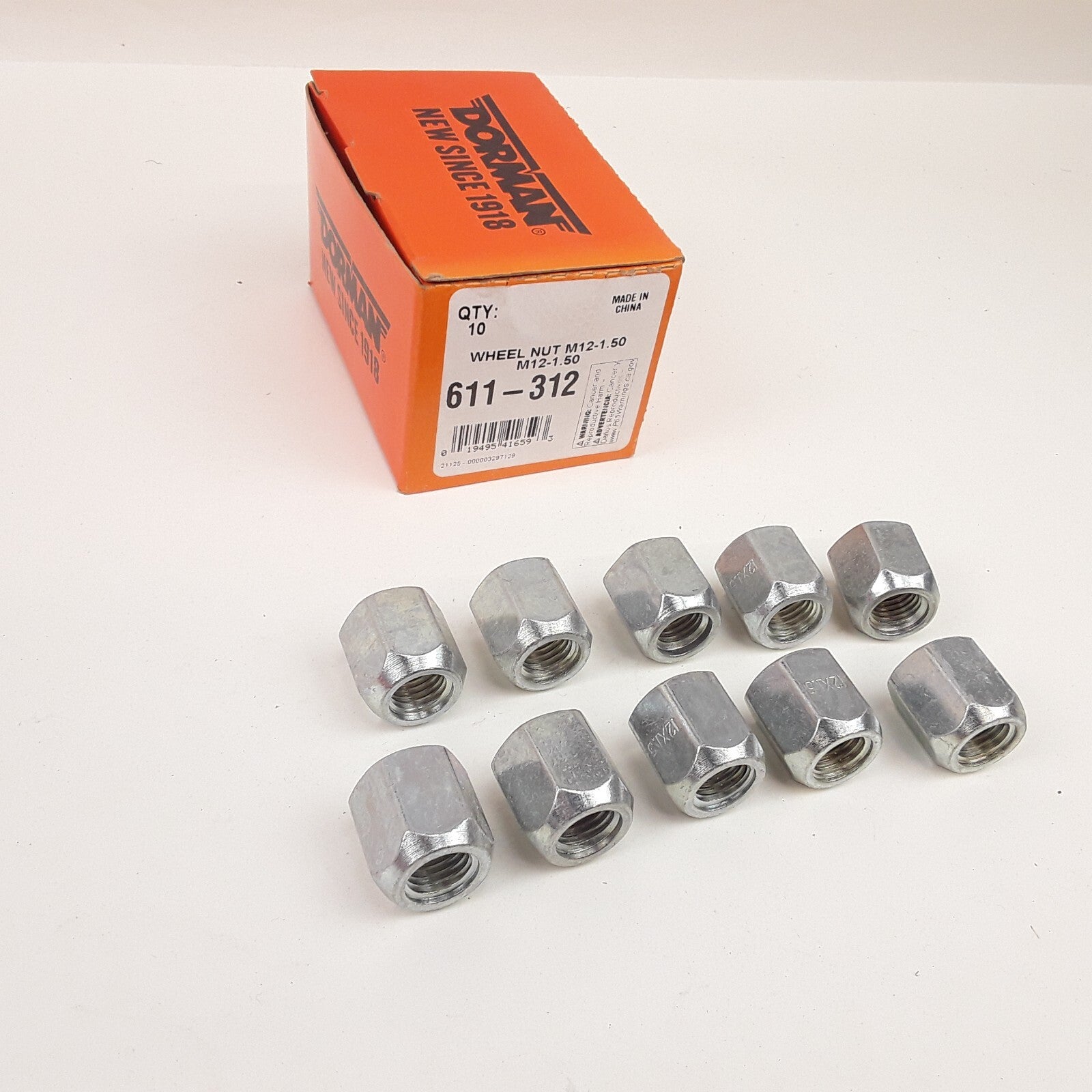 10 Wheel Lug Nut M12-1.50 Fits Chevrolet Aveo 2004-2005 Pontiac Wave 2007-2008