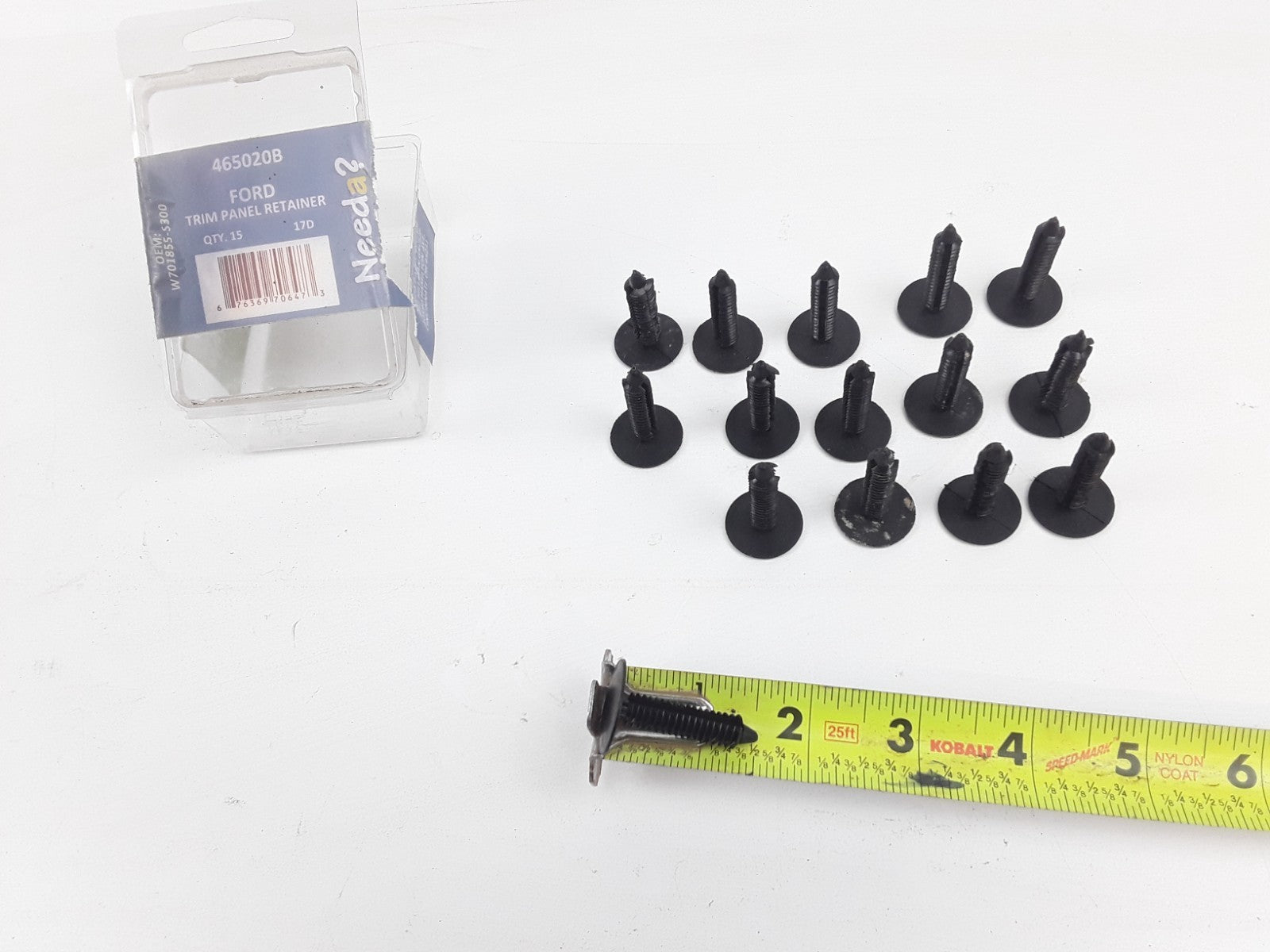 Needa 465020B Trim Panel Retainer Assembly For Ford 15 Pieces Each Box