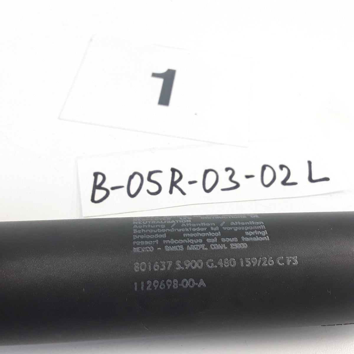 OEM TESLA MODEL X LIFT GATE SHOCK STRUT RIGHT 2016-2024 1129698-00-A New