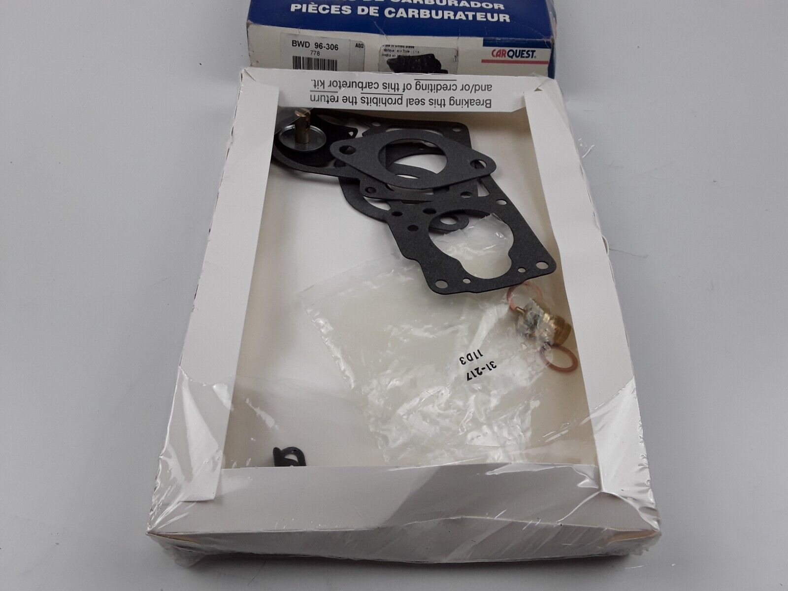 NEW Carburetor Repair Kit Carb Kit - For Solex 1 BBL; 34PICT BWD 96-306 - HotCarParts