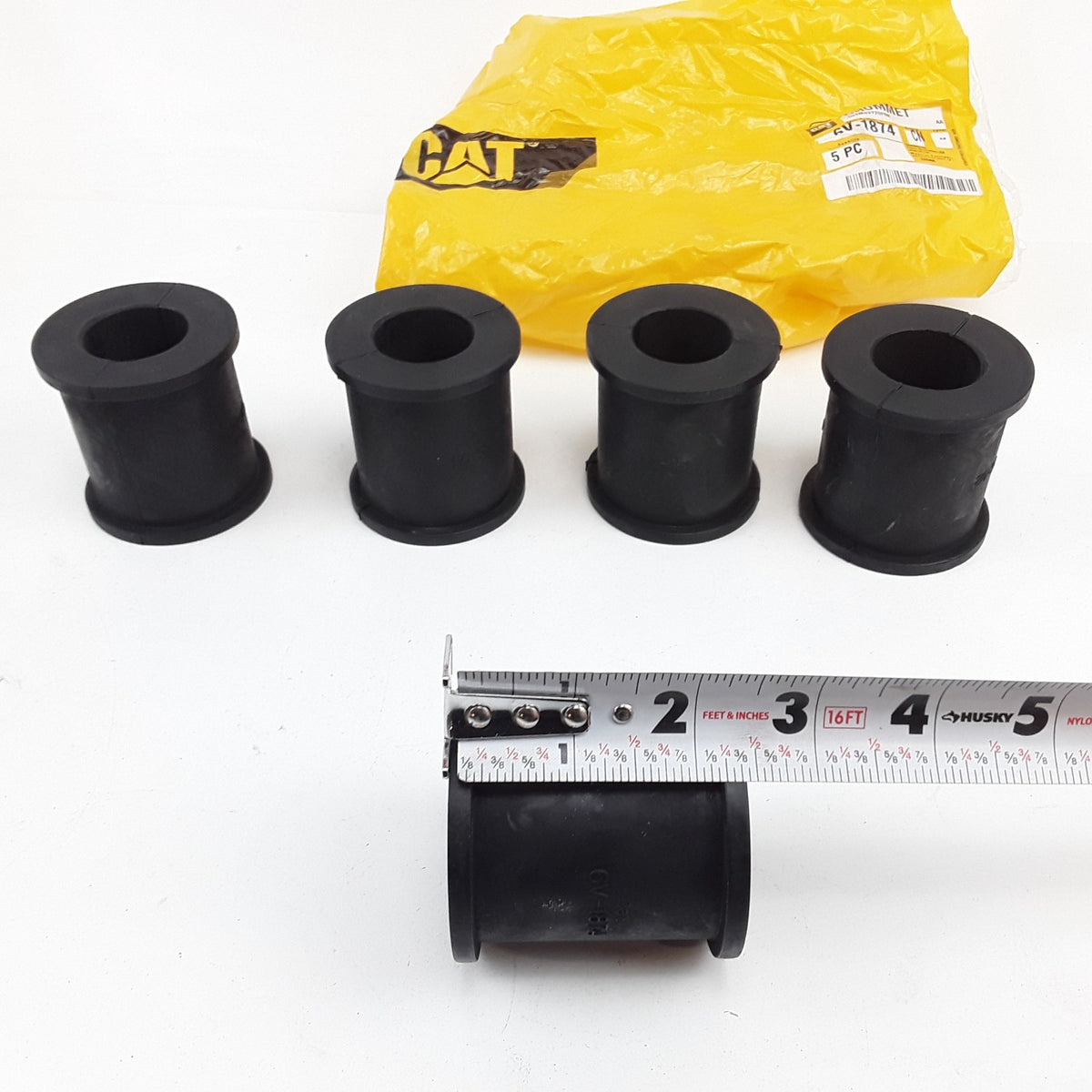 Cat 6V-1874 Hydraulic Hose Harnessing Rubber Grommet For R1700K Set of 4