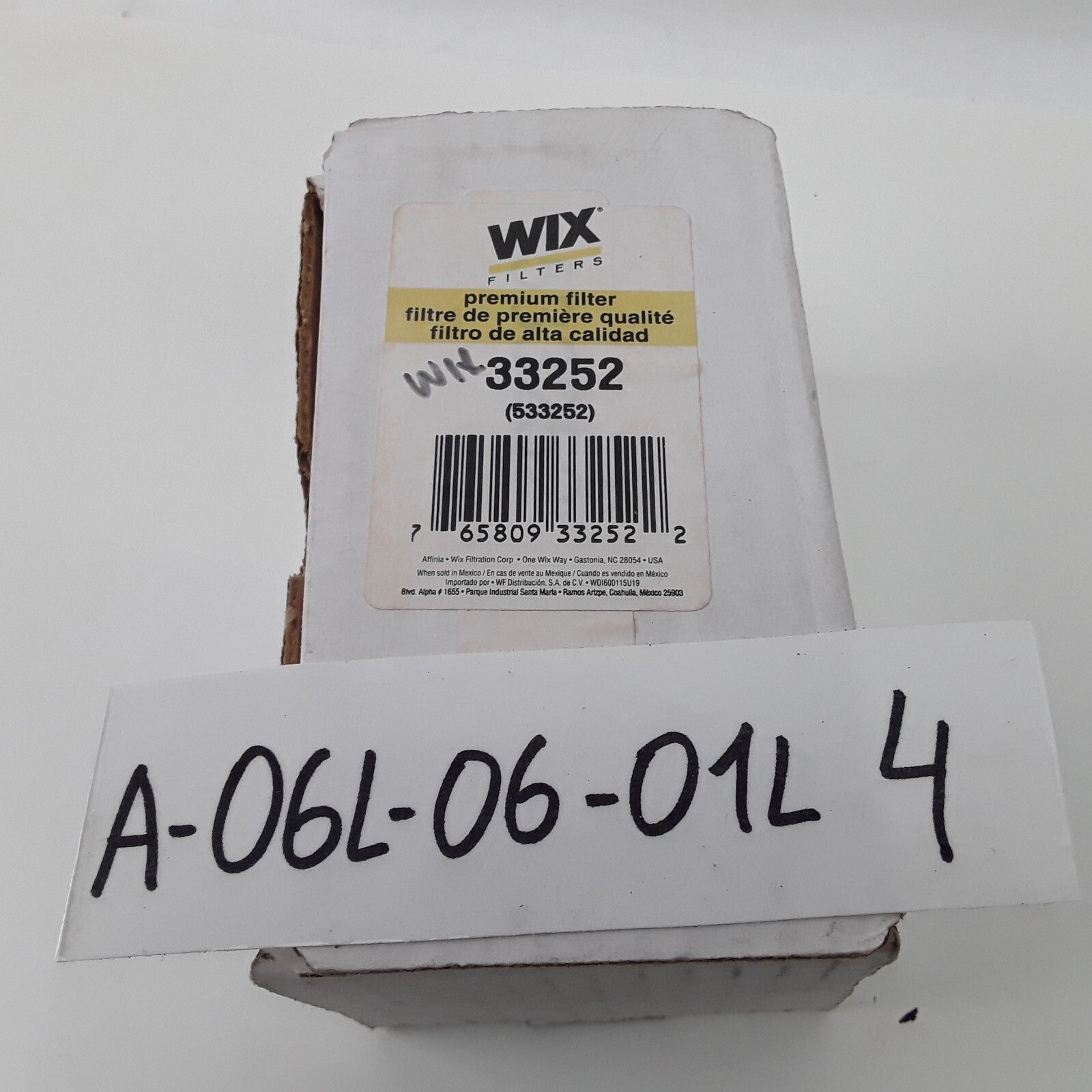 WIX 33252 Fuel Filter Fits Freightliner XB Line XB Raised Rail MB Line
