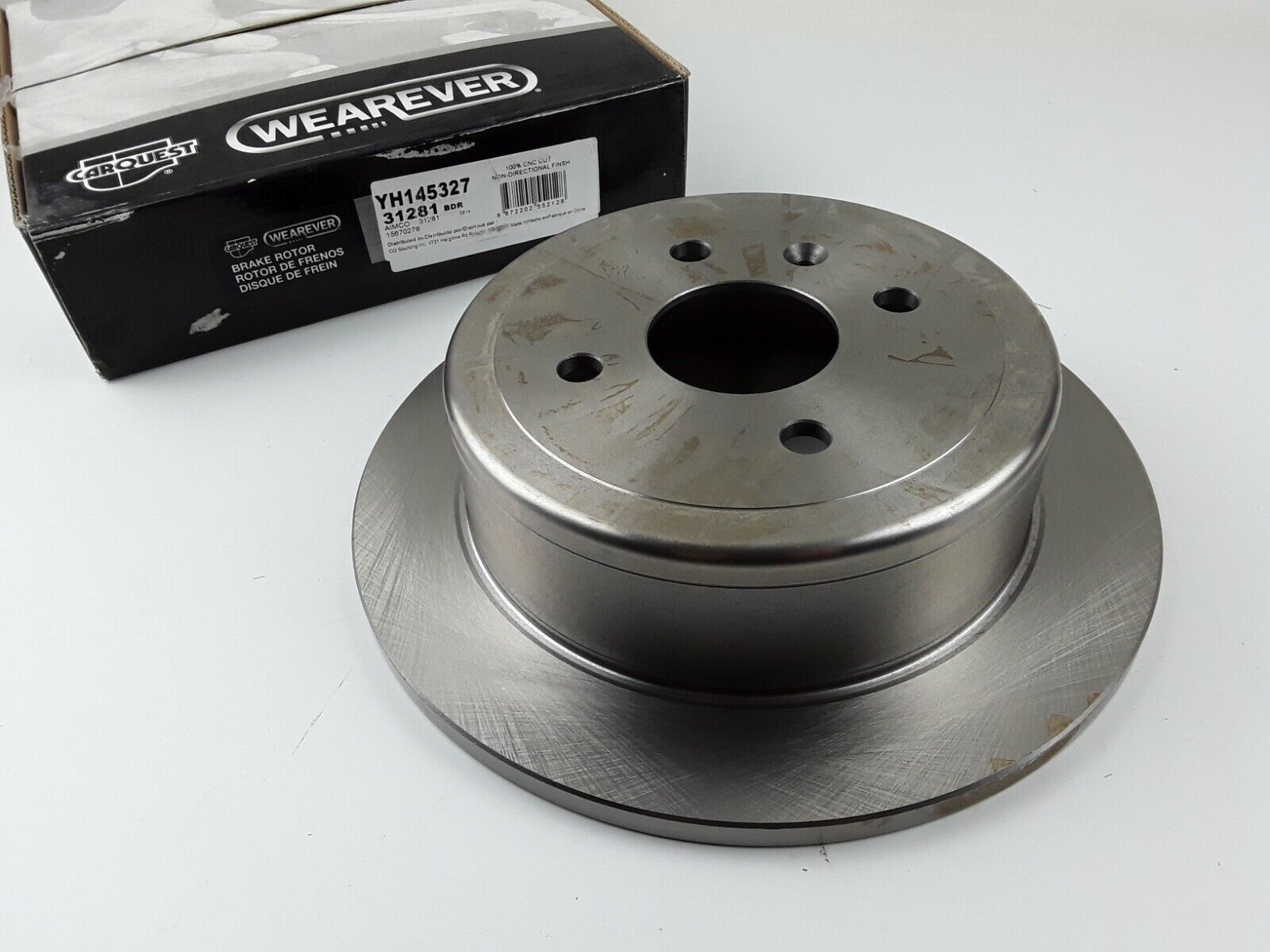 Disc Brake Rotor Rear fits Daewoo Nubira 1999 2000 2001 2002 CARQUEST YH145327 - HotCarParts