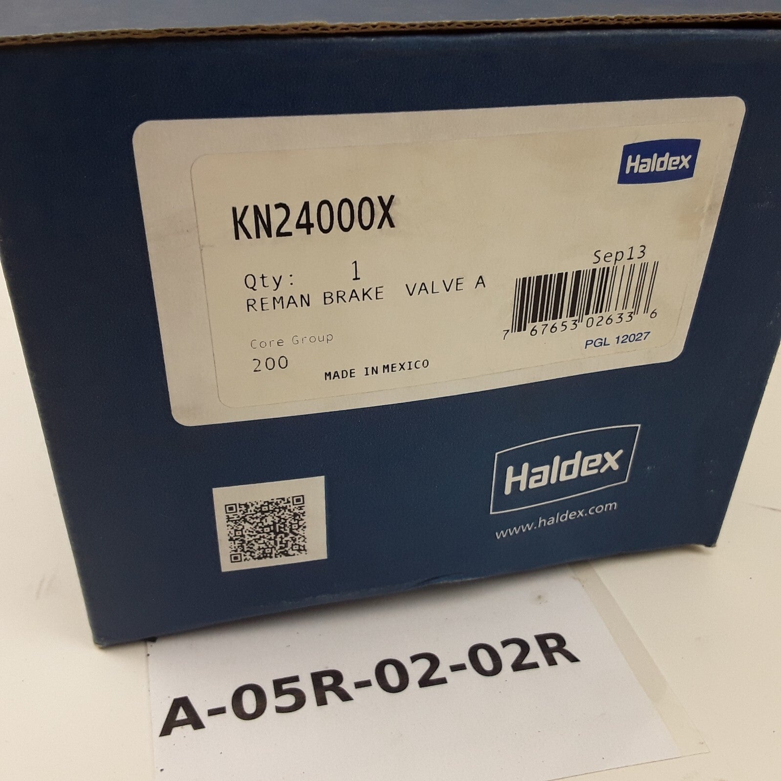 Haldex KN24000X Reman Air Brake Reservoir Drain Valve Assembly Heavy Duty