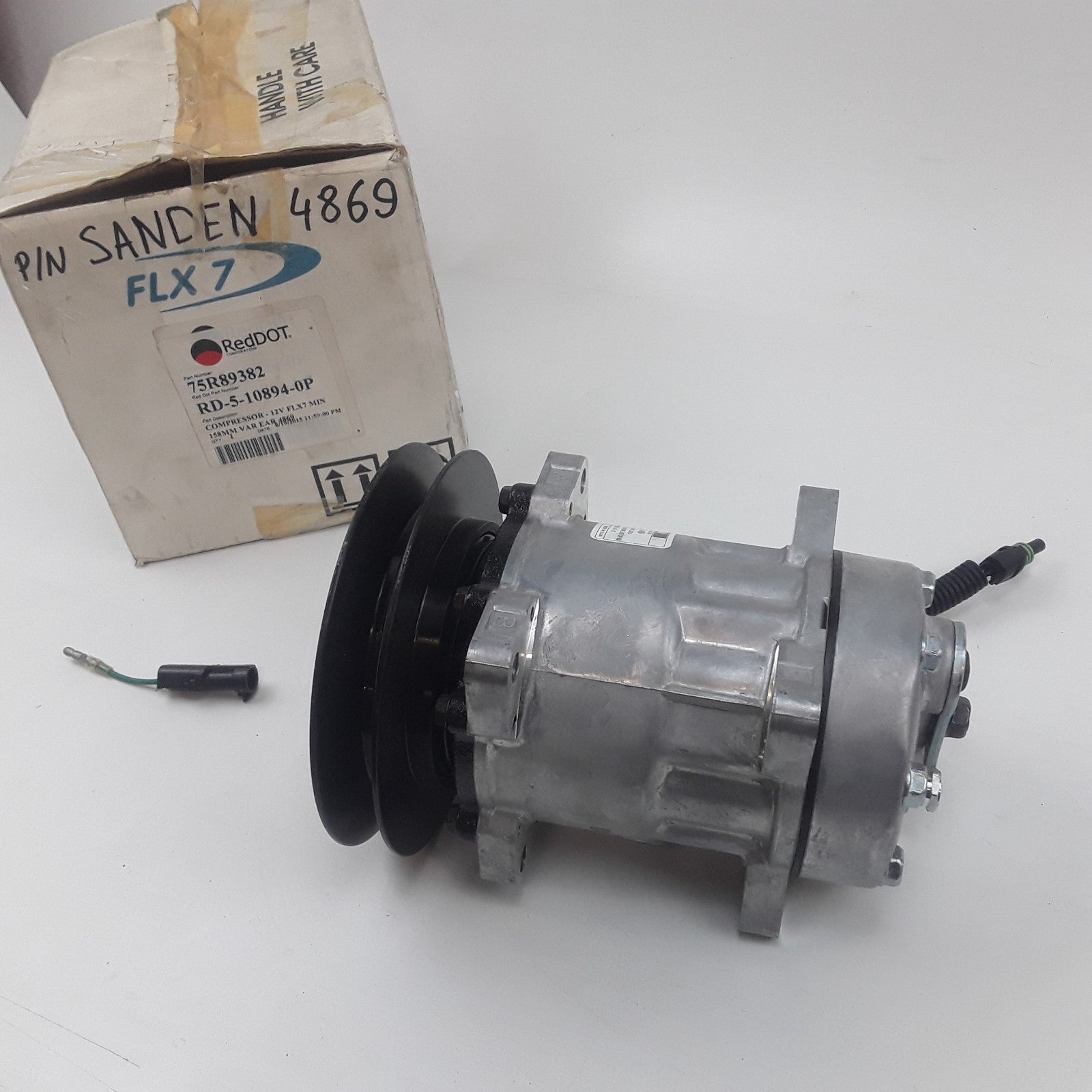 Red Dot 75R89382 A/C Compressor FLX7 Assembly Heavy Duty High Performance