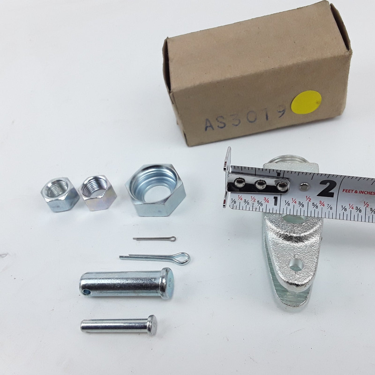Collar Lock Clevis Kit Dual 1/2"-20 and 5/8"-18 Threads For Truck or Trailer