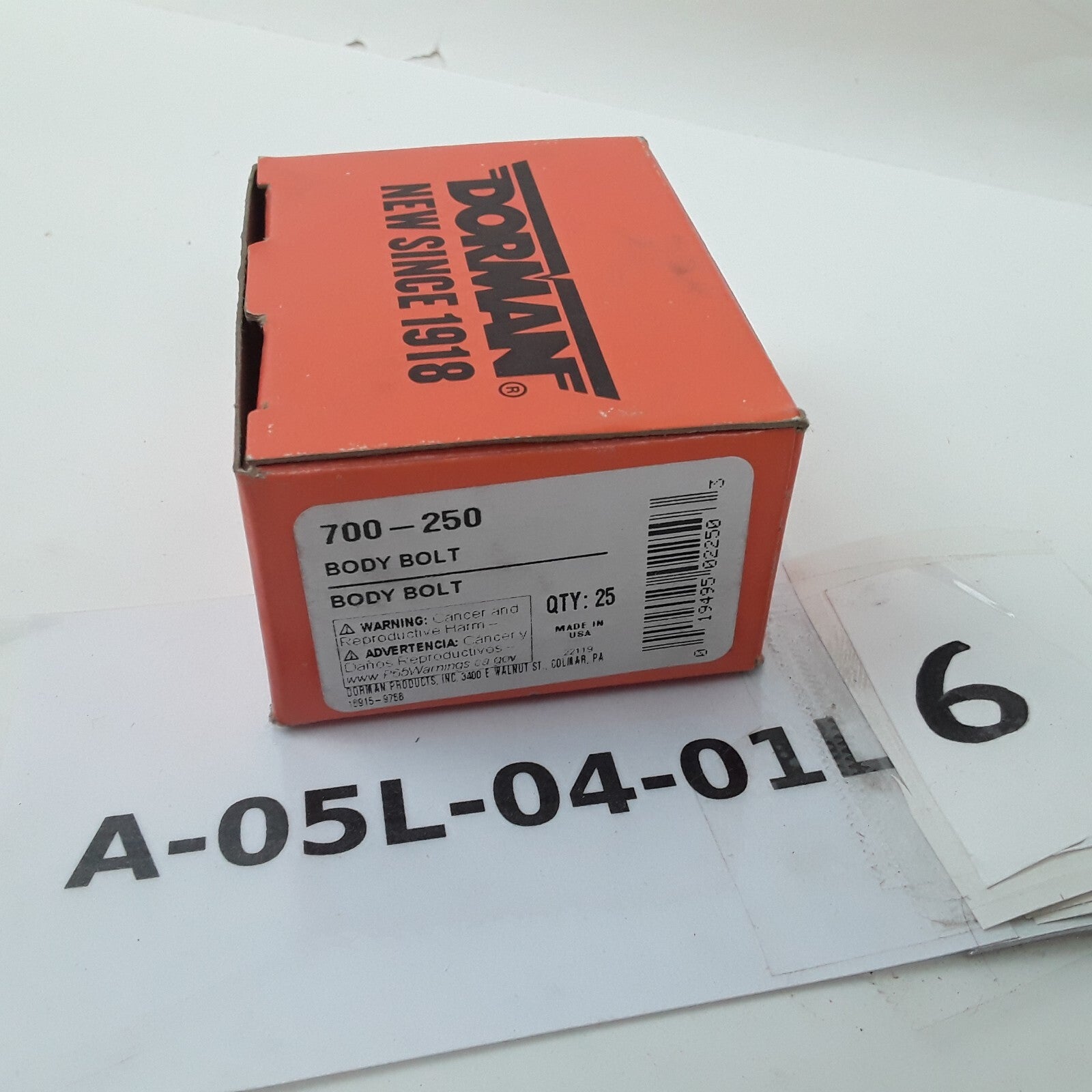 Car Truck Direct Replacement Body Bolt -Fits GM - M6-1.0 x 25mm Pack of 25