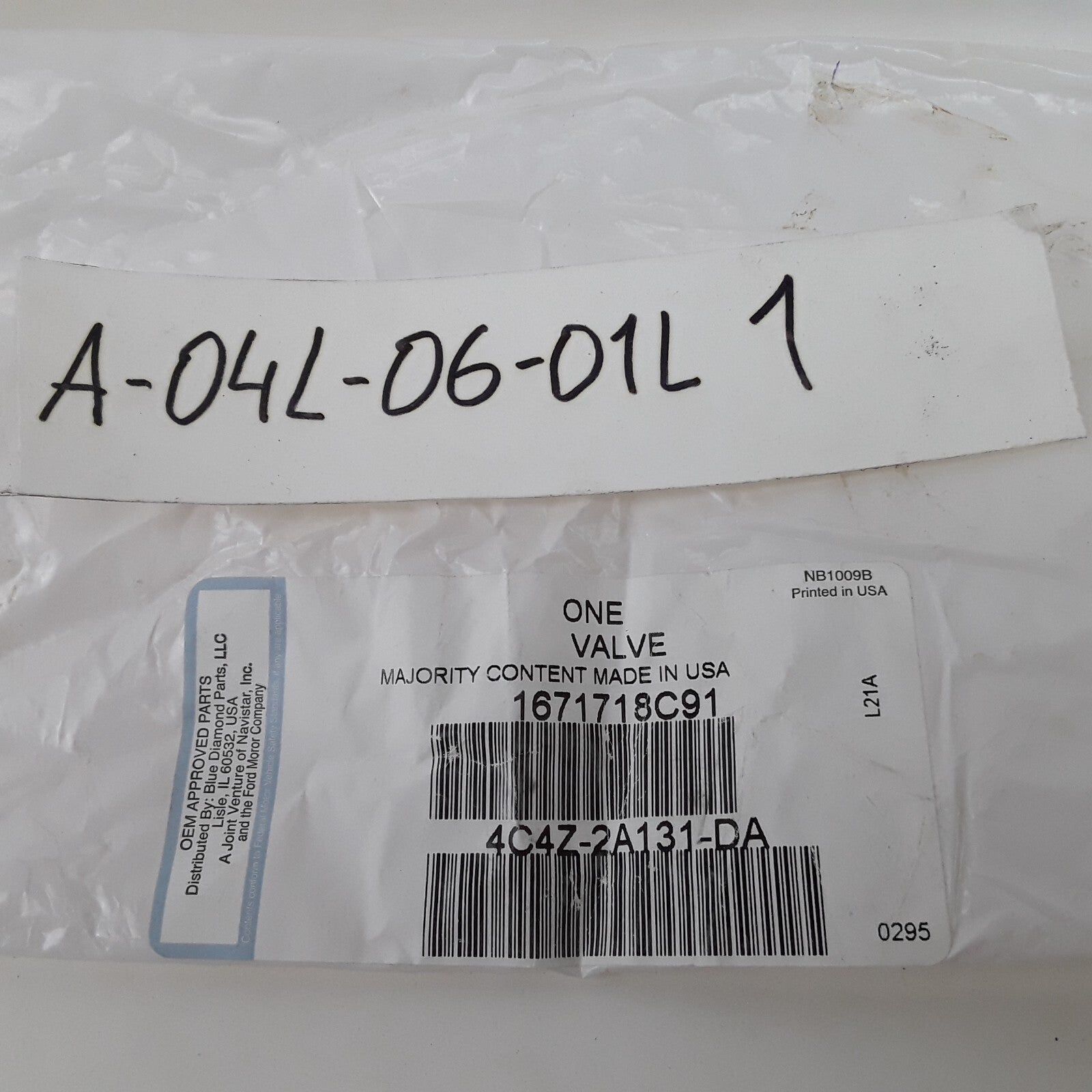 Navistar 1671718C91 Air Brake Reservoir Drain Valve Fits International Truck