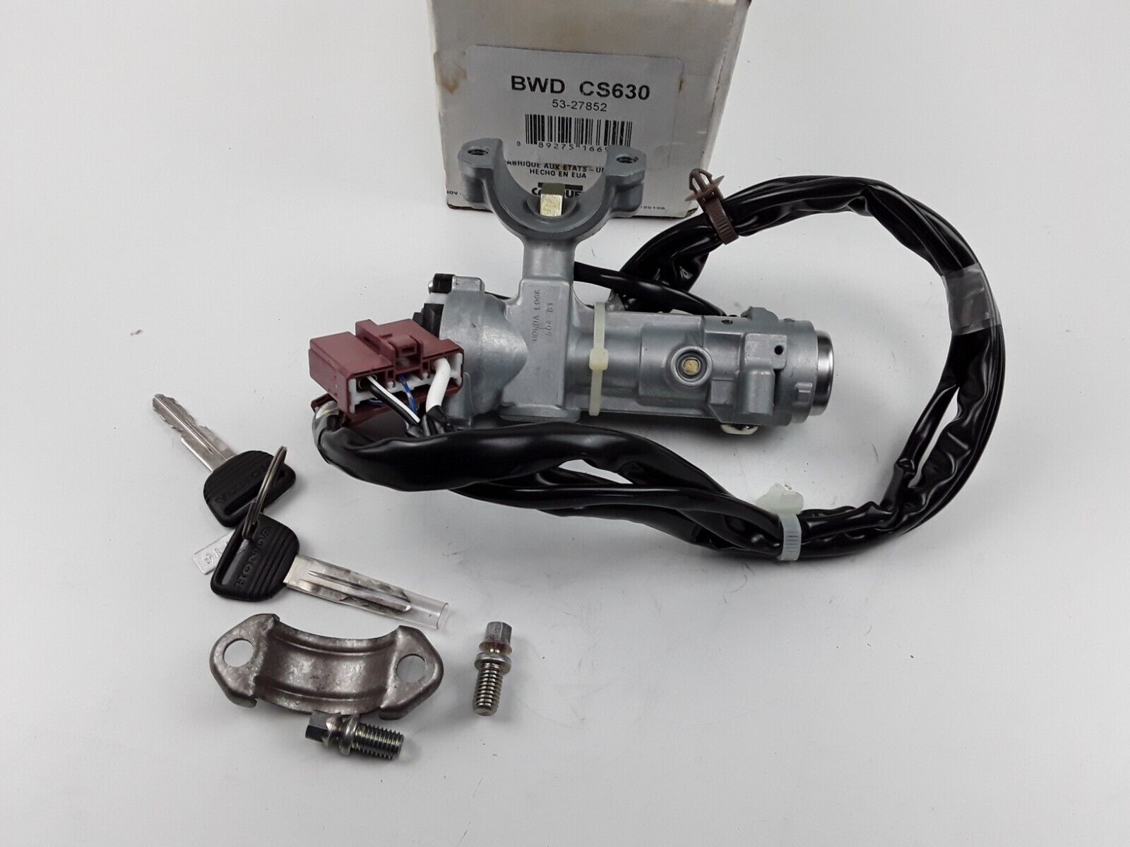 Ignition Switch With Lock Cylinder For Honda Civic 96-2000,Acura Integra 98-1999 - HotCarParts