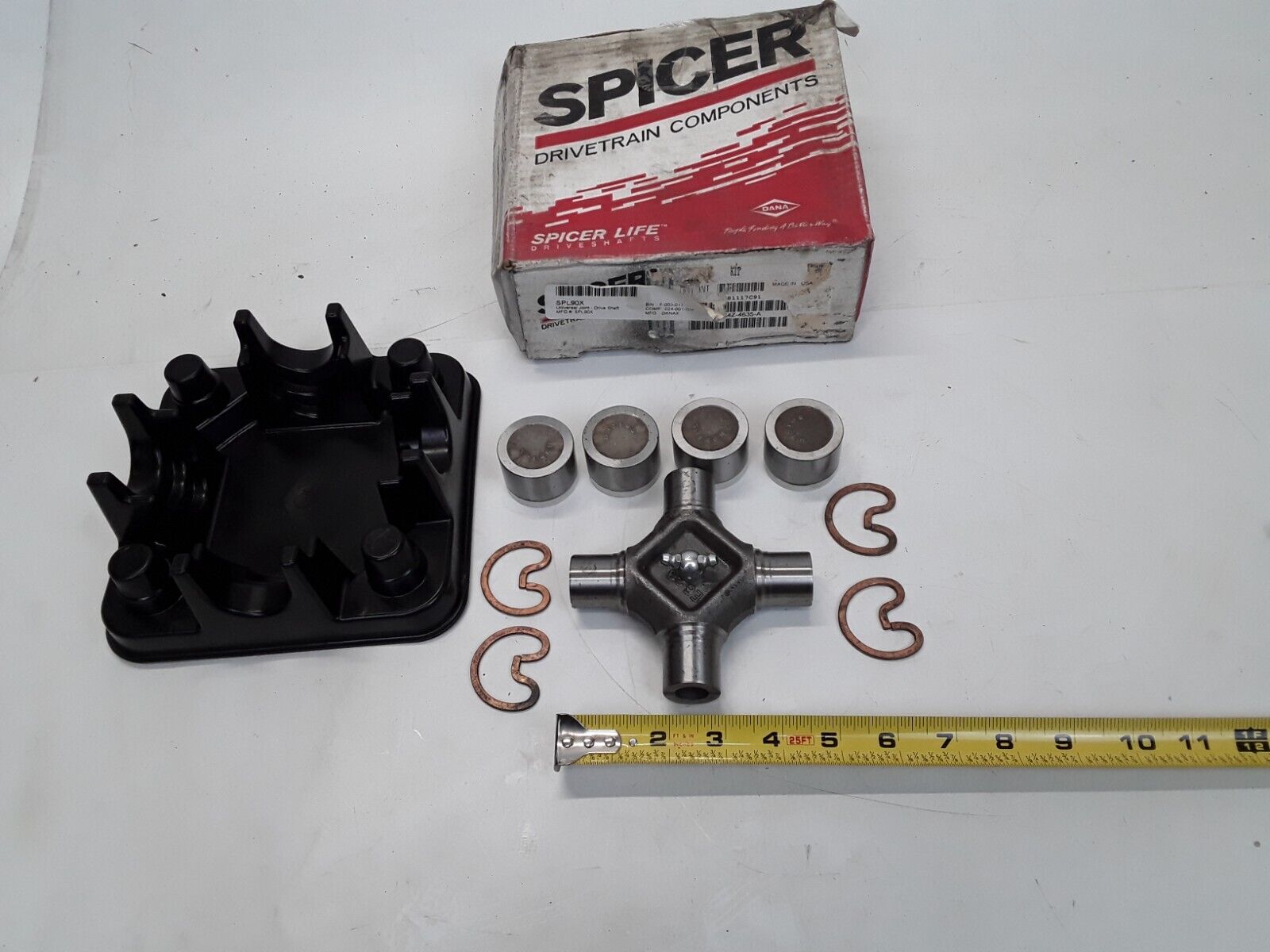 Dana Spicer SPL90X U-Joint Universal Joint Drive Shaft SPL1001X Series Greasable - HotCarParts