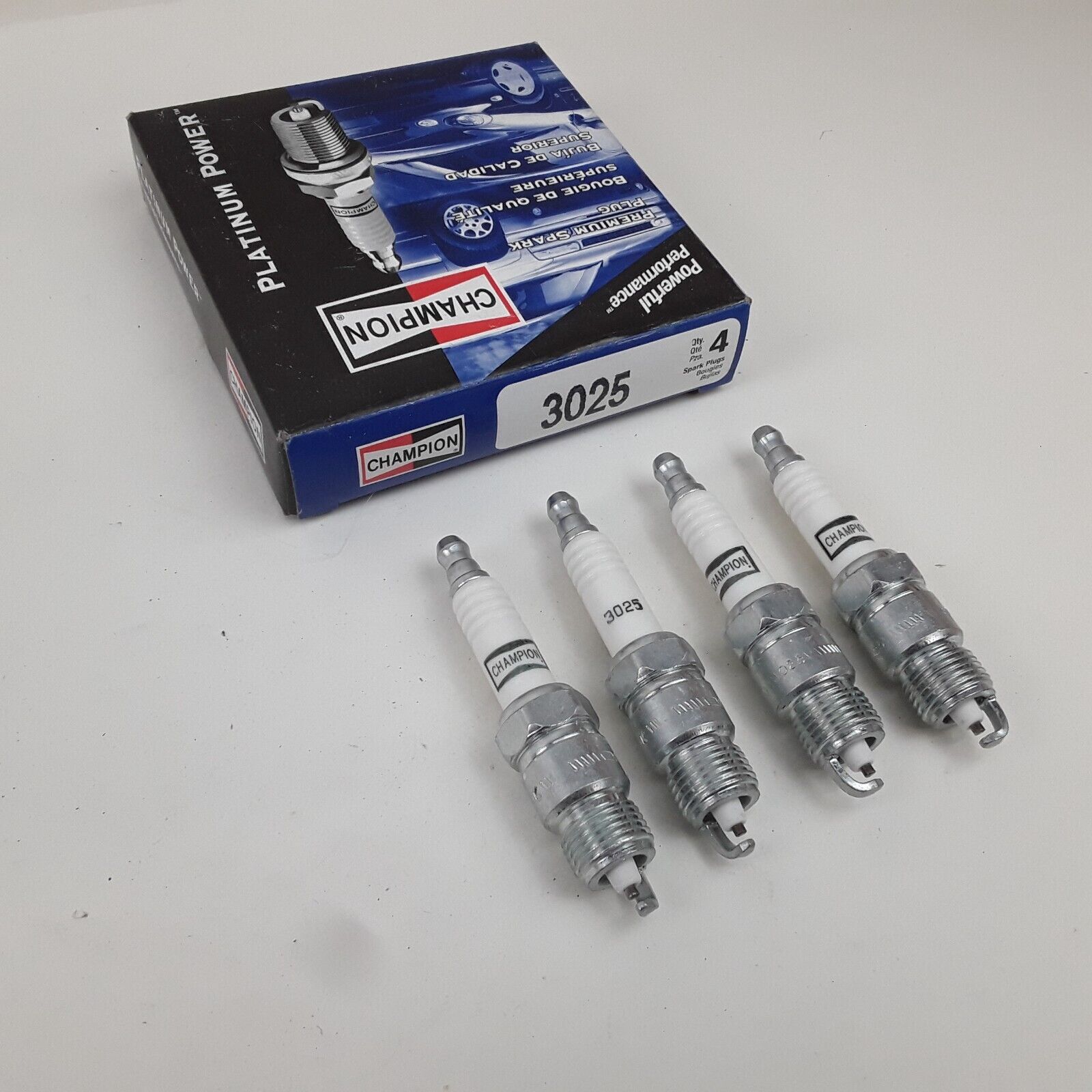 Champion 3025 Platinum Power Spark Plug Fits Chevrolet GMC Pontiac 1970-1979