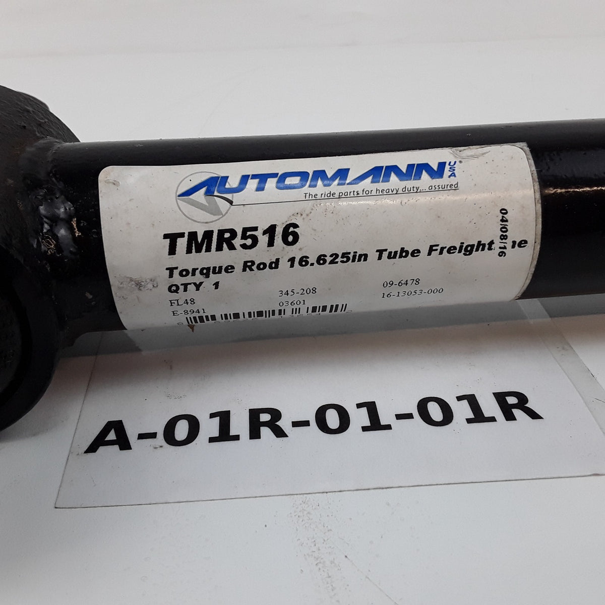 Automann TMR516 Axle Torque Rod 16.625" Tube Fits Freightliner Trucks & Trailer