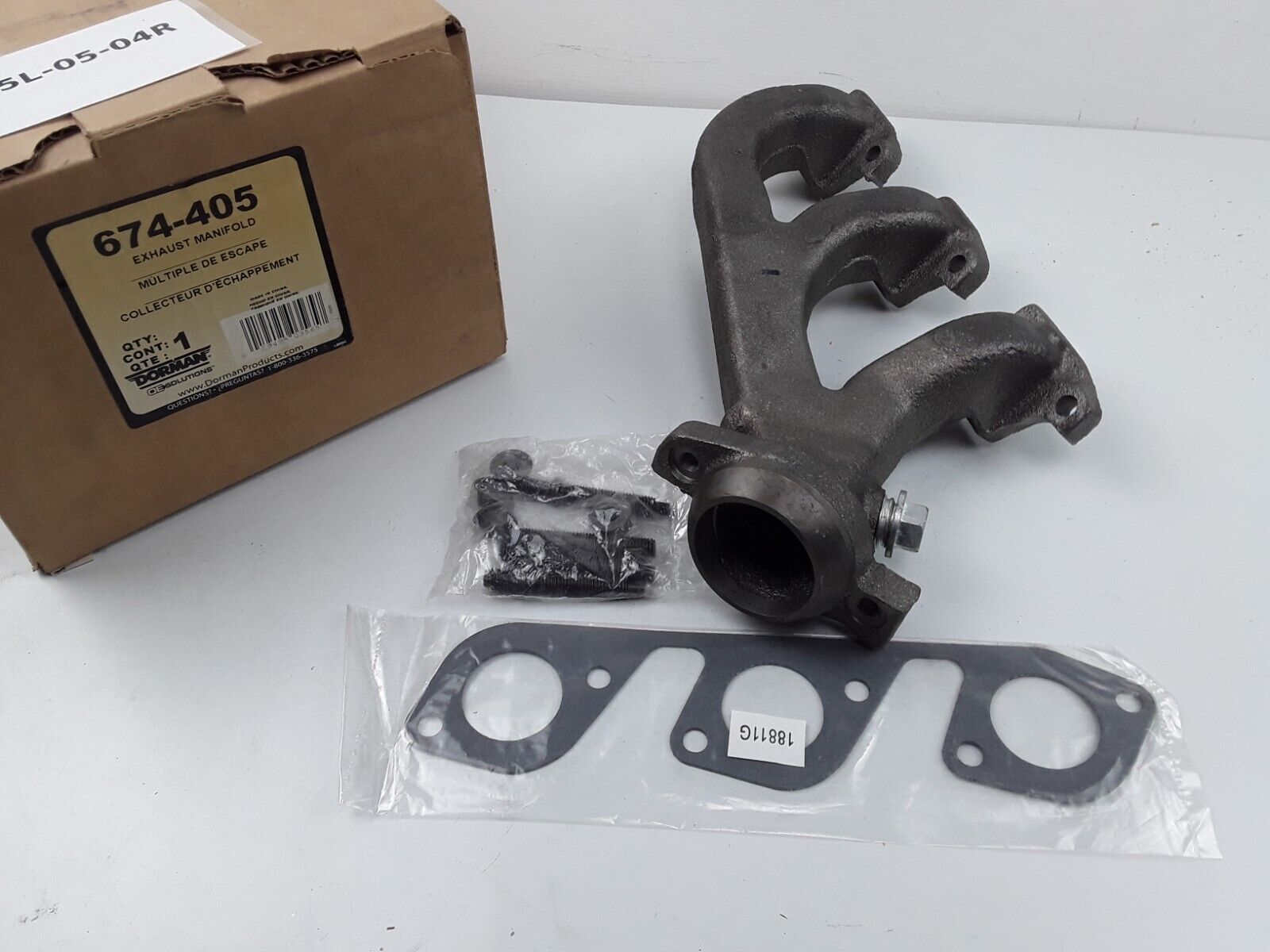 Exhaust Manifold Left For Ford E-150 E-250 Econoline Club Wagon F-150 1997 1998 - HotCarParts
