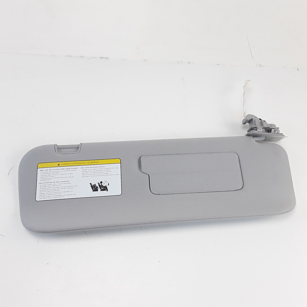 RH Right Thin Sun Visor Polar Grey For Tesla Model Y 1801040-93-G