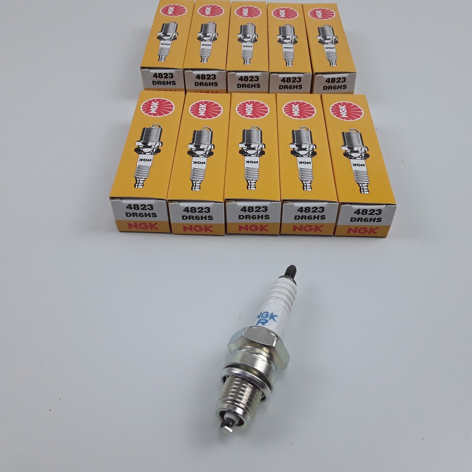 Set of 10 Spark Plug Fits Honda CL90 Scrambler 1967 ST90 1973 1974 1975 S90 1965
