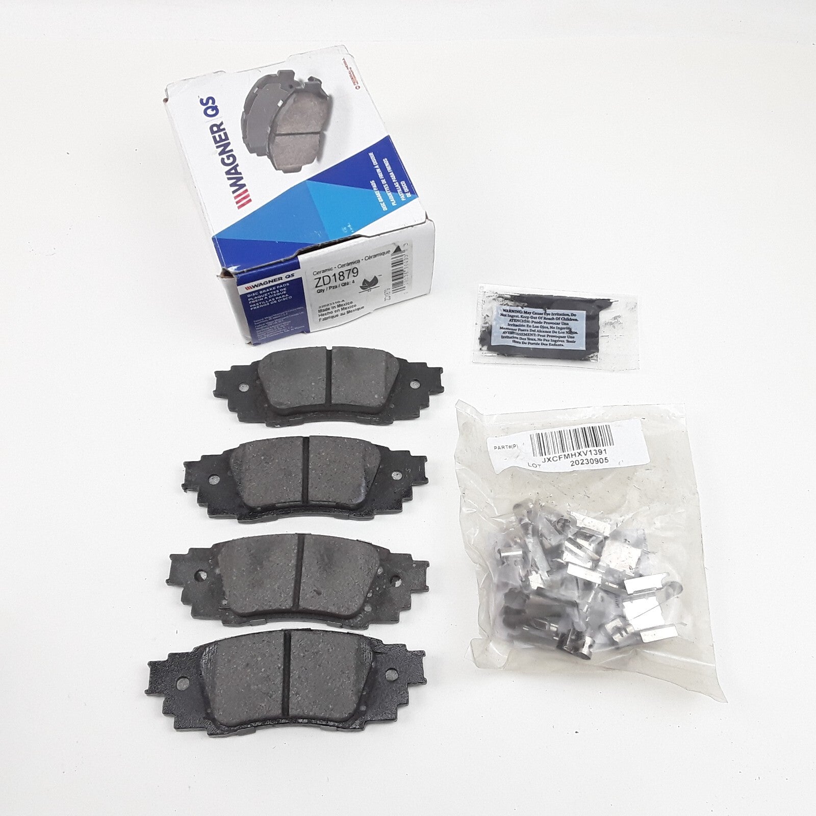 QuickStop Rear Disc Brake Pad Set Fits Lexus RX350 2016-2023 RX450hL 2018-2022