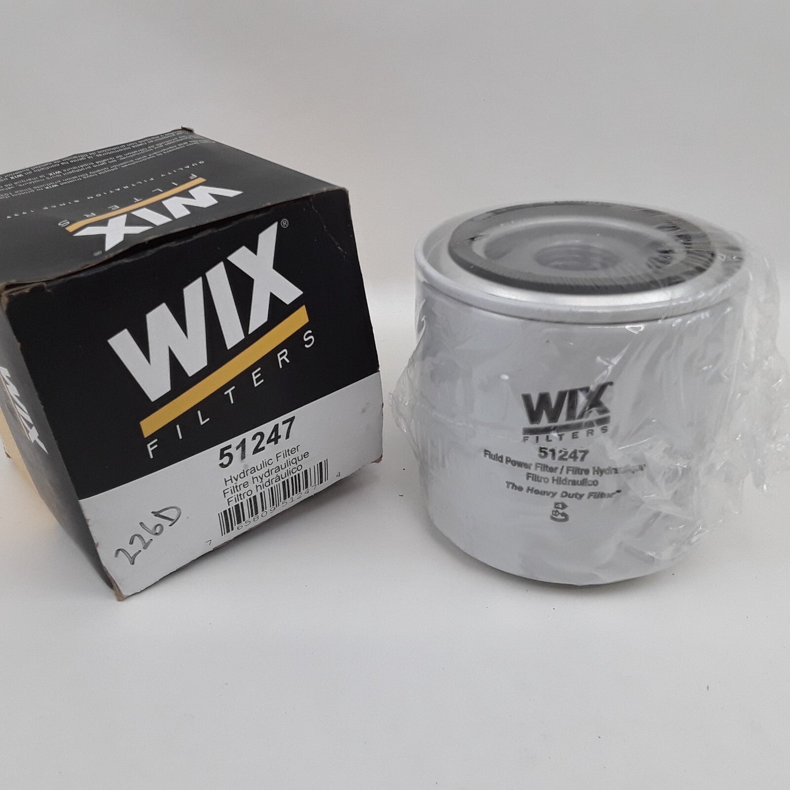 WIX 51247 Heavy Duty Spin-On Hydraulic Engine Oil Filter