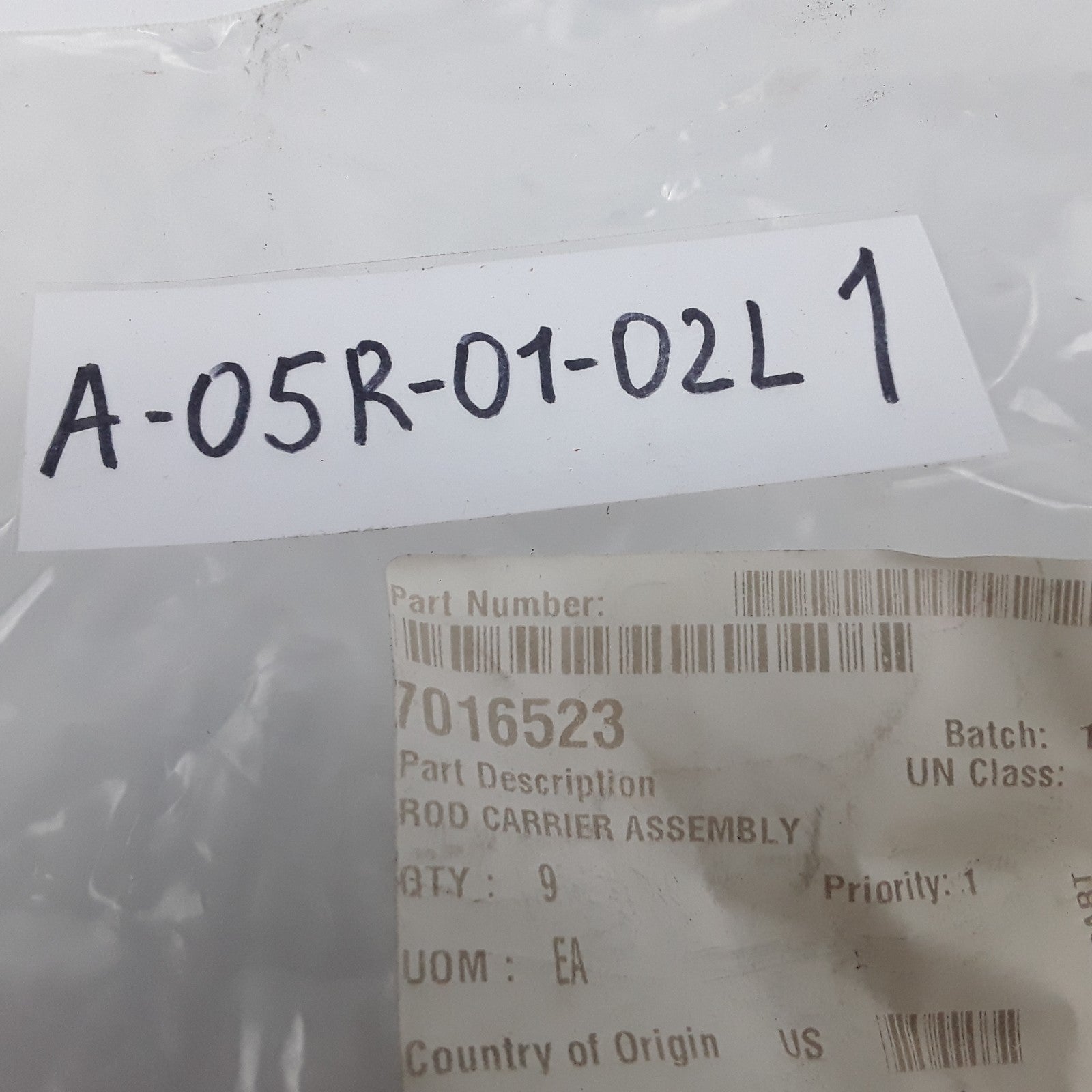 JLG Equipment 7016523 Rod Carrier Assembly Heavy Duty
