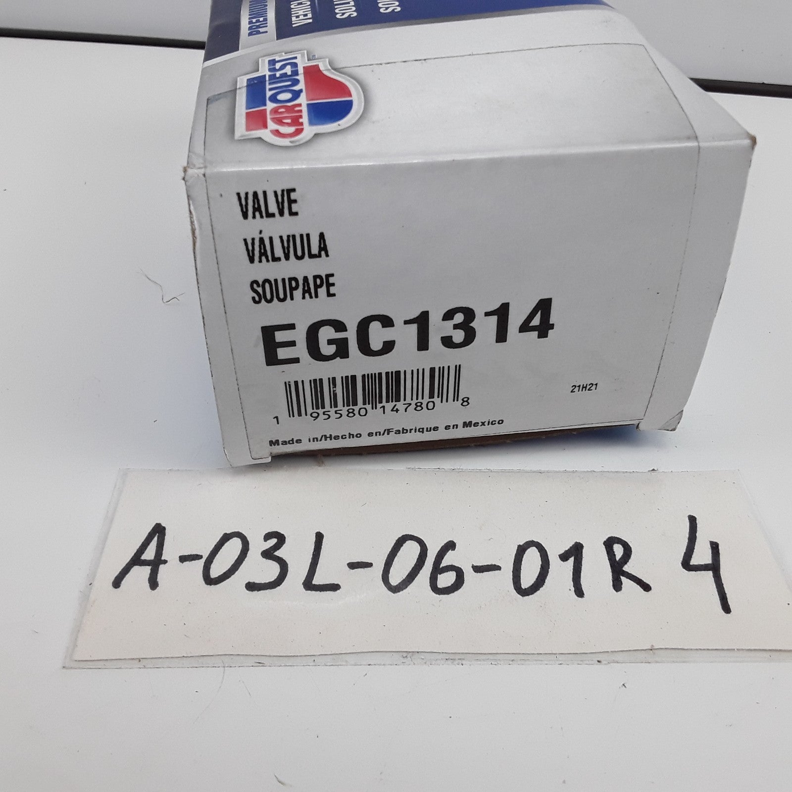 Carquest EGC1314 EGR Valve Assembly Heavy Duty Fits Mazda MPV 2001