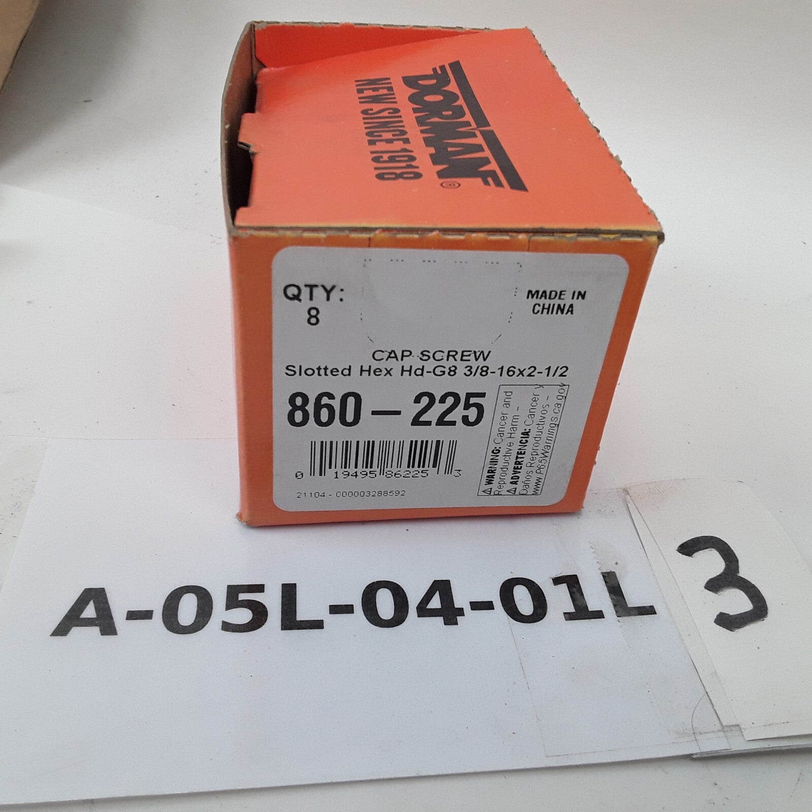 Multi-Purpose Car Truck Bolt Cap Screw-Hex Head-Grade 8- 3/8-16 x 2-1/2 In
