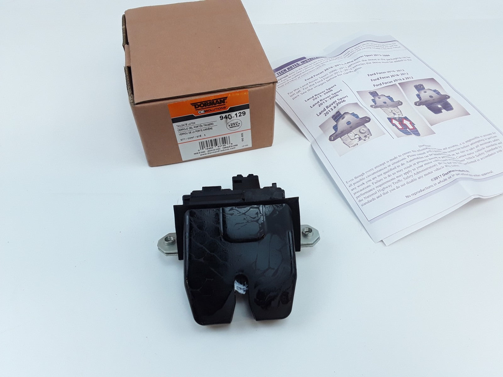 Rear Liftgate Latch Fits Ford C-Max Focus (2012 2013 2014 2015 2016 2017 2018)