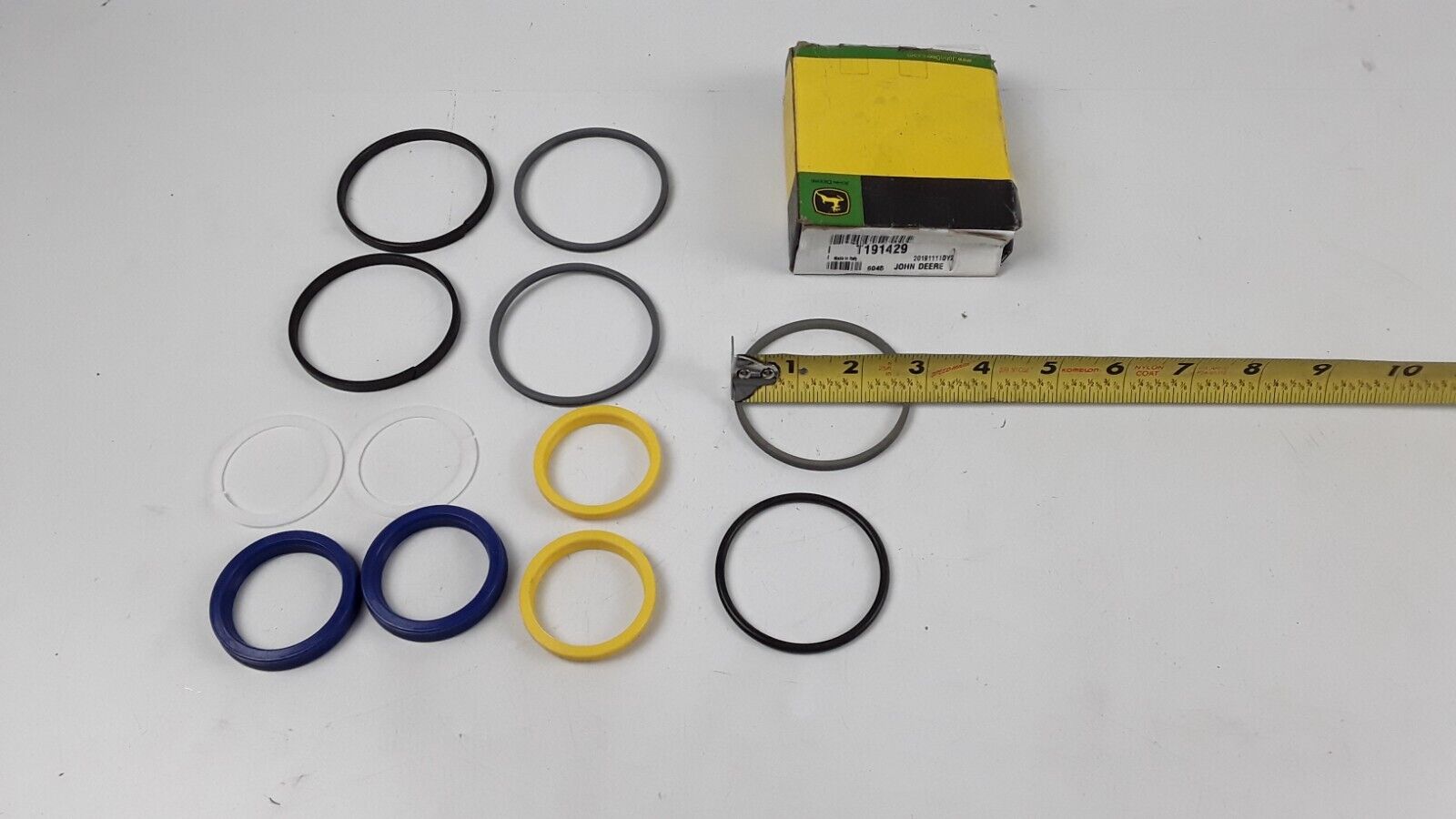 John Deere Seal Kit Steer Cylinder T191429 410G Backhoe Loader, 485E, 486E, 488E - HotCarParts