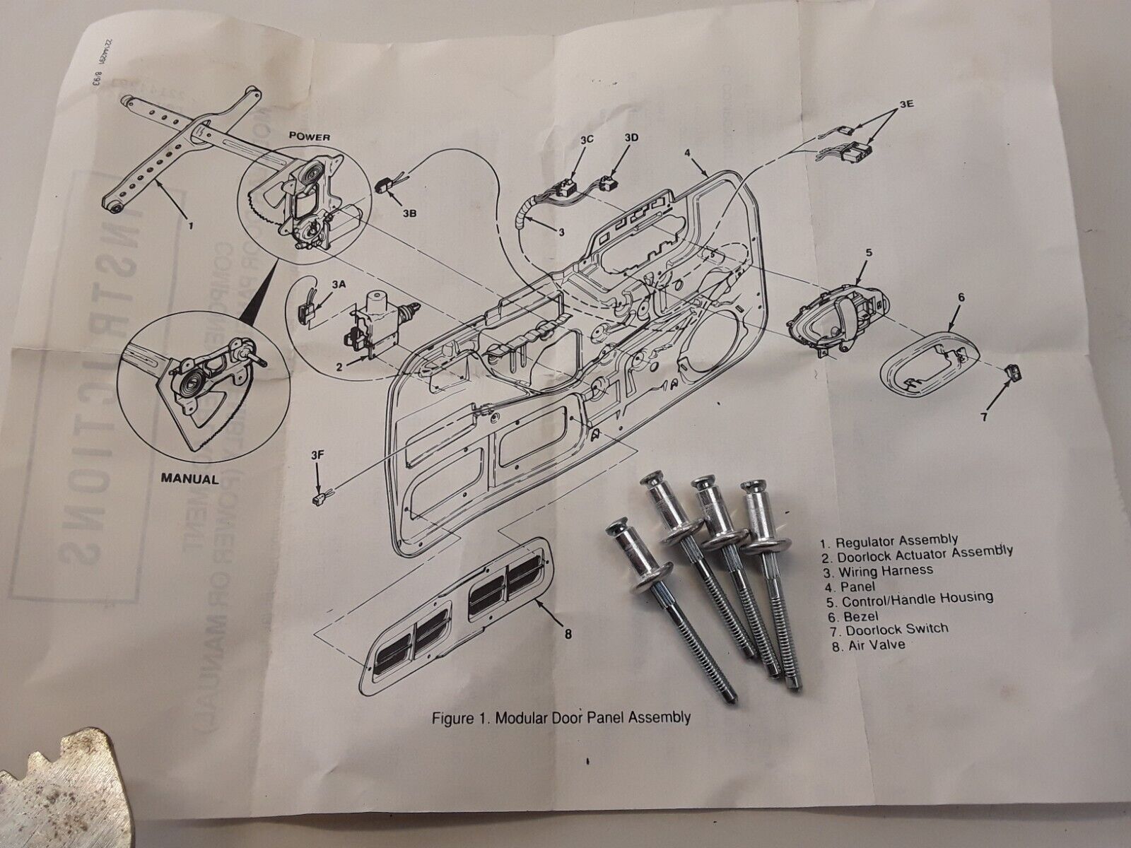 Front Left Door Window Regulator For Yukon Suburban C K 1500 2500 3500 1995-1999 - HotCarParts
