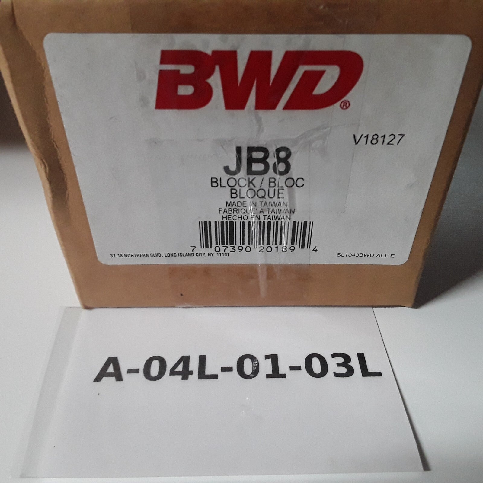 BWD Automotive JB8 Thermal Limiter Fuse Holder Switch Block Black
