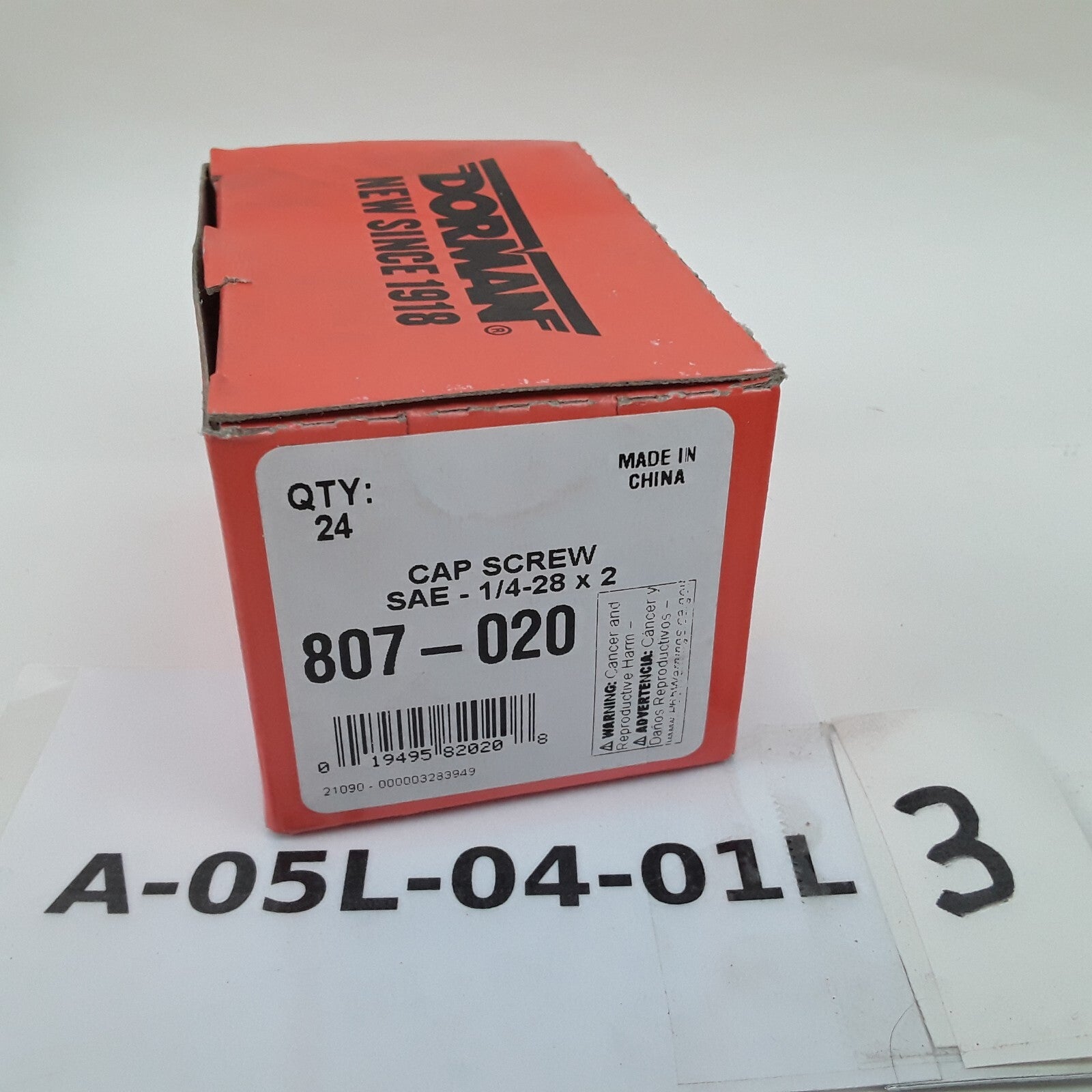 Multipurpose Car Truck Bolt Cap Screw-Hex Head-Grade 5- 1/4-28 x 2 In Pack of 24