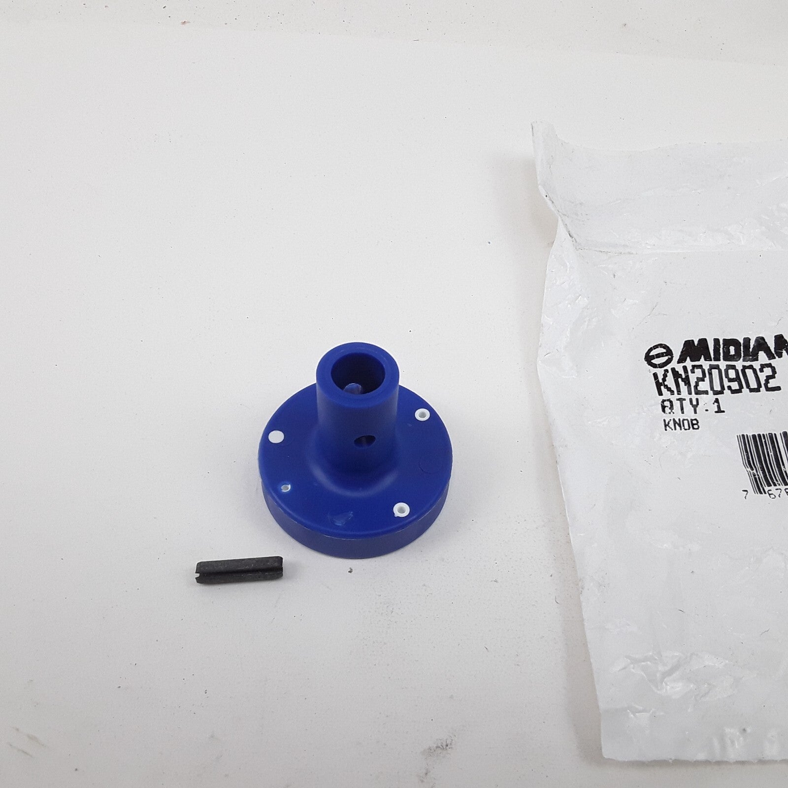 Midiand Grau Dash Knob - For Pin Type Push-Pull Valves Blue, 3/8" Mounting Shaft