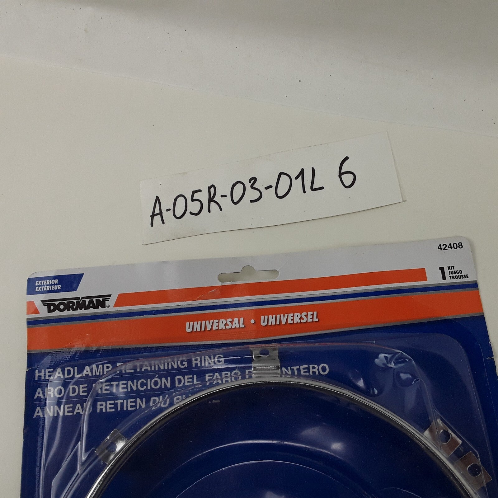 Dorman 42408 Round Headlight Retaining Ring For 7 in with 4 Screws