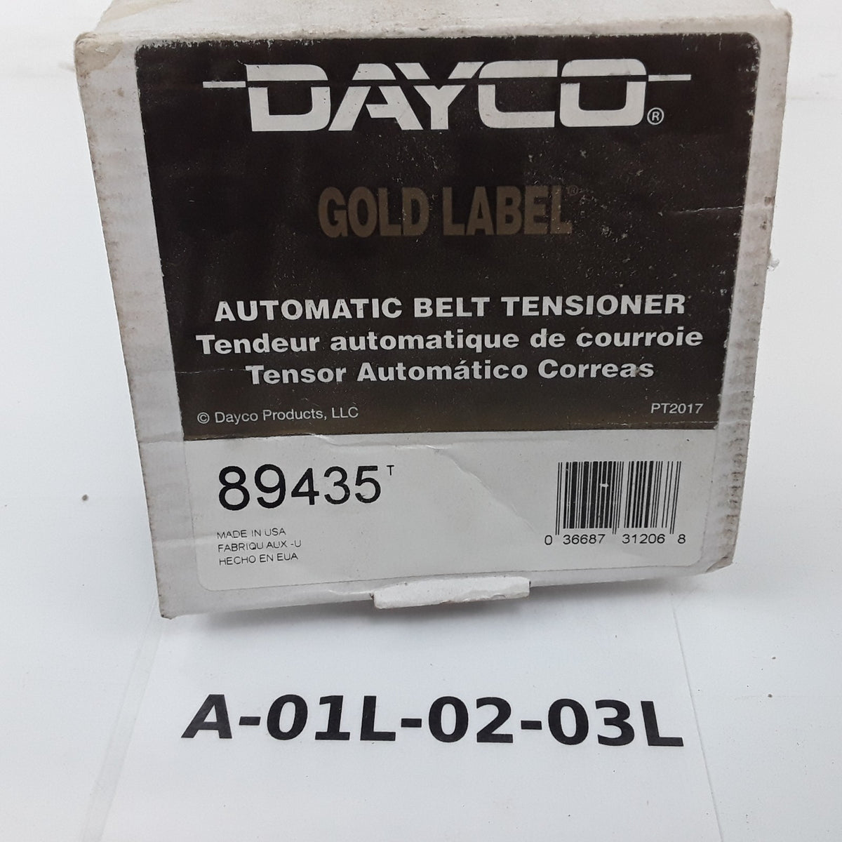 DAYCO 89435 Automatic Belt Tensioner Fits Motor Coach Industries 102D3 1995