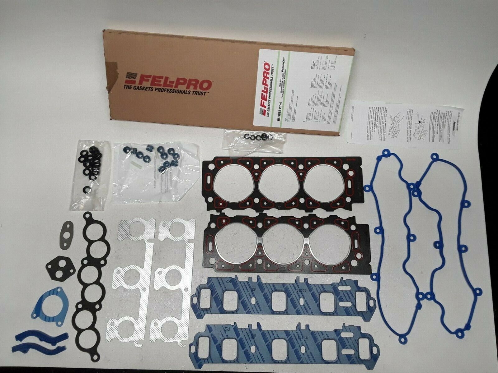 Engine Cylinder Head Gasket Set Fel-Pro HS 9885 PT-4 for Taurus,Windstar,Sable - HotCarParts