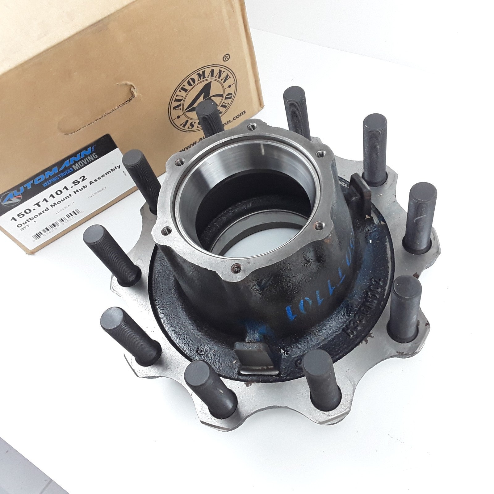Automann 150.T1101.S2 Outboard Mount Hub Assembly For Trucks and Trailers
