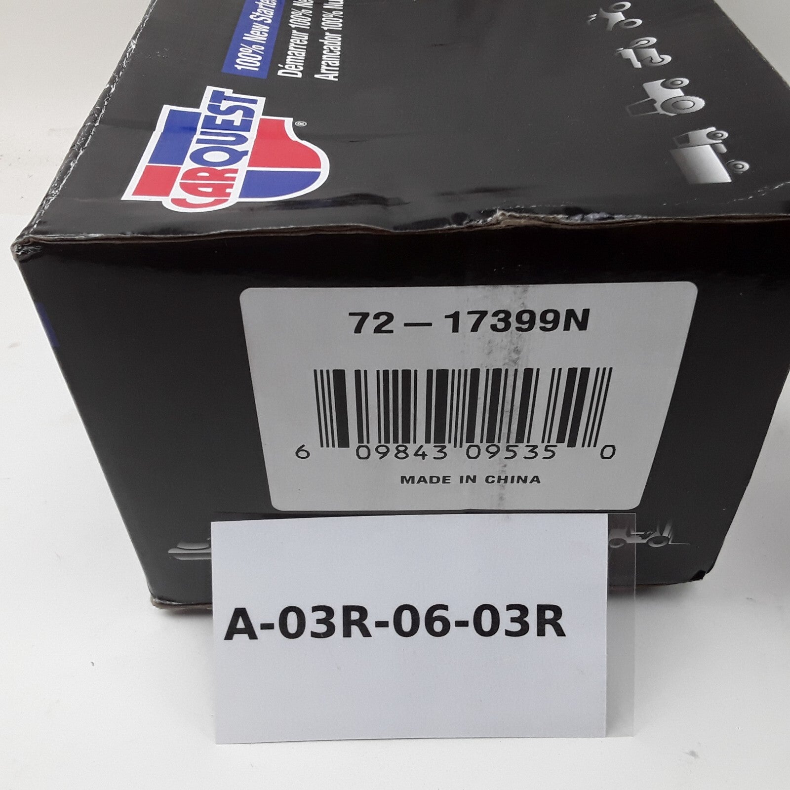 Carquest 72-17399N Starter Alternator Fits 1989-06 Caterpillar Lift Truck 17399N