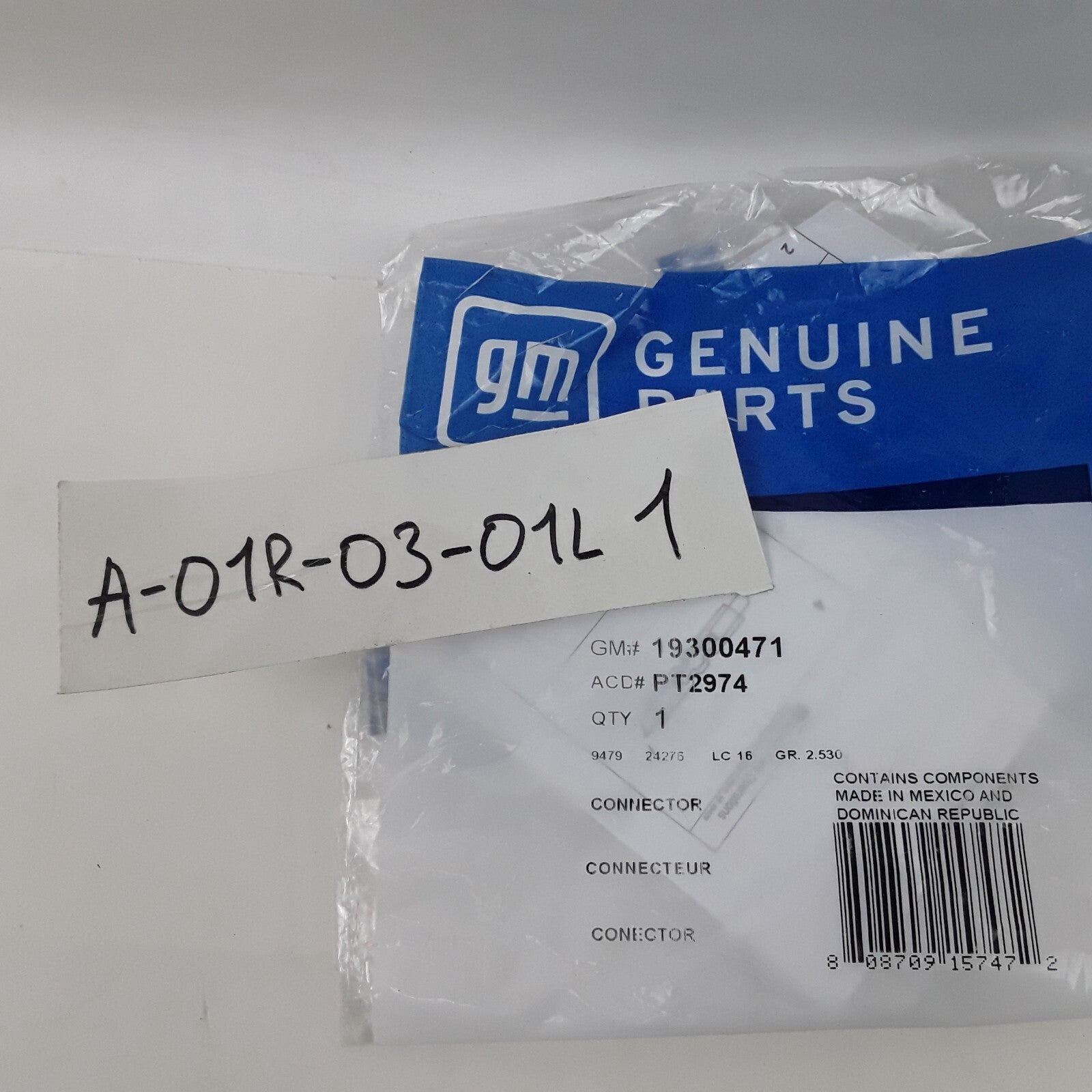 ACDelco Wiring Harness Connector Kit Fits GMC Chevrolet Cadillac Buick 2014-2023
