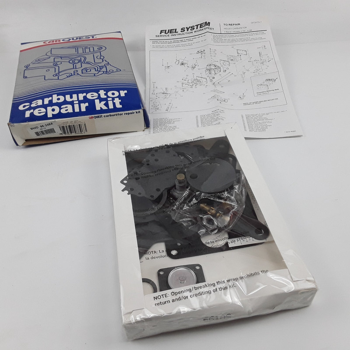 Carburetor Repair Kit Fits Dodge Chevrolet Lincoln Mercury Edsel Ford 1957-1977