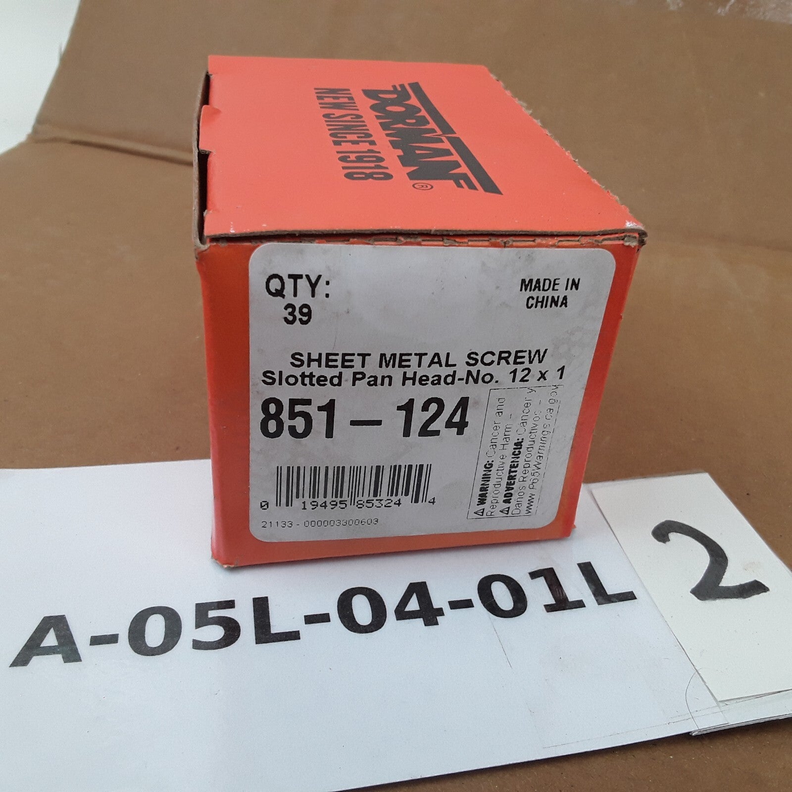 Multi-Purpose Sheet Metal Chrome Screw-Slotted Pan Head-No. 12 x 1 In Pack of 39
