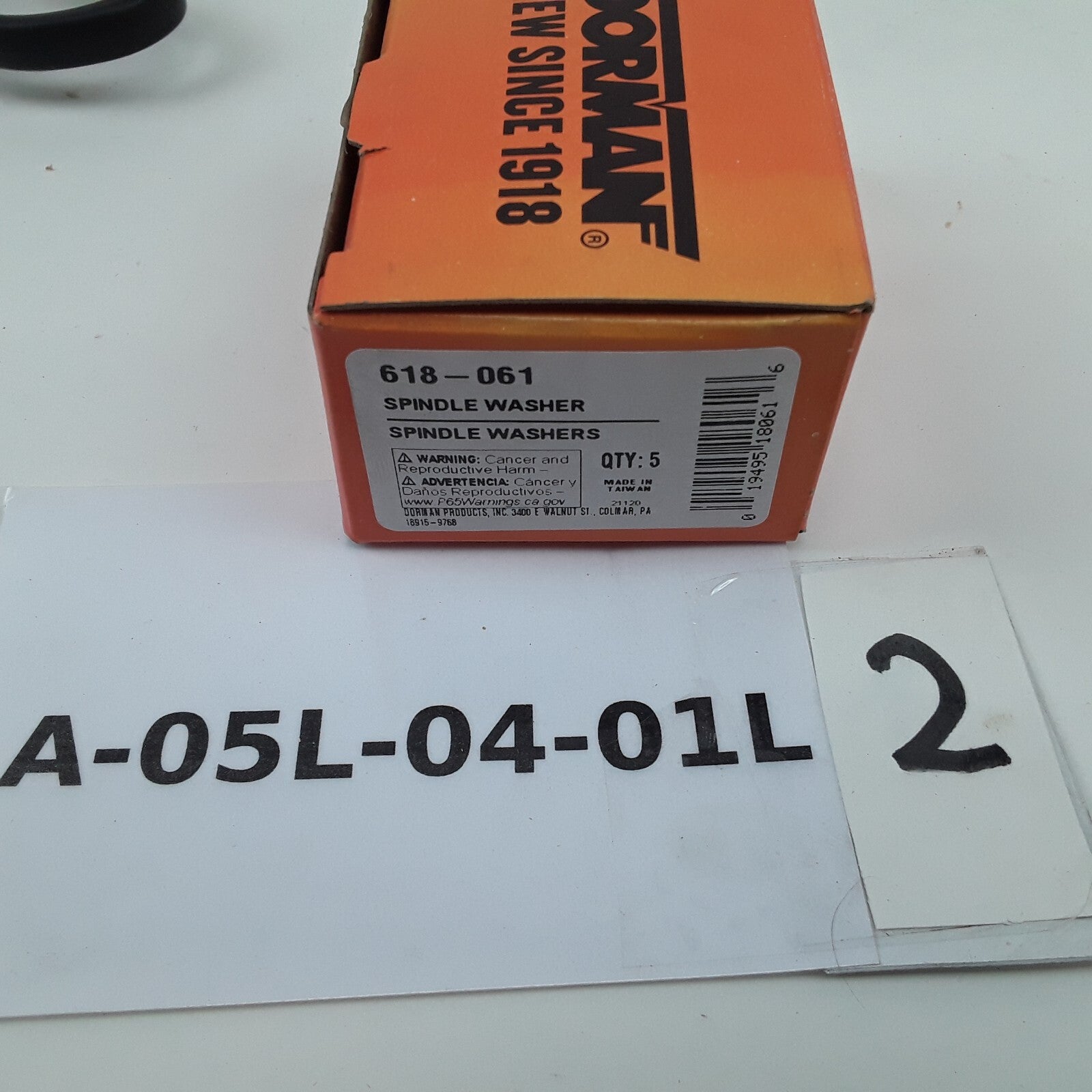 5 Spindle Nut Washer I.D. 19.1mm O.D. 41.6mm Thickness 2.6mm Fits Dodge Chrysler