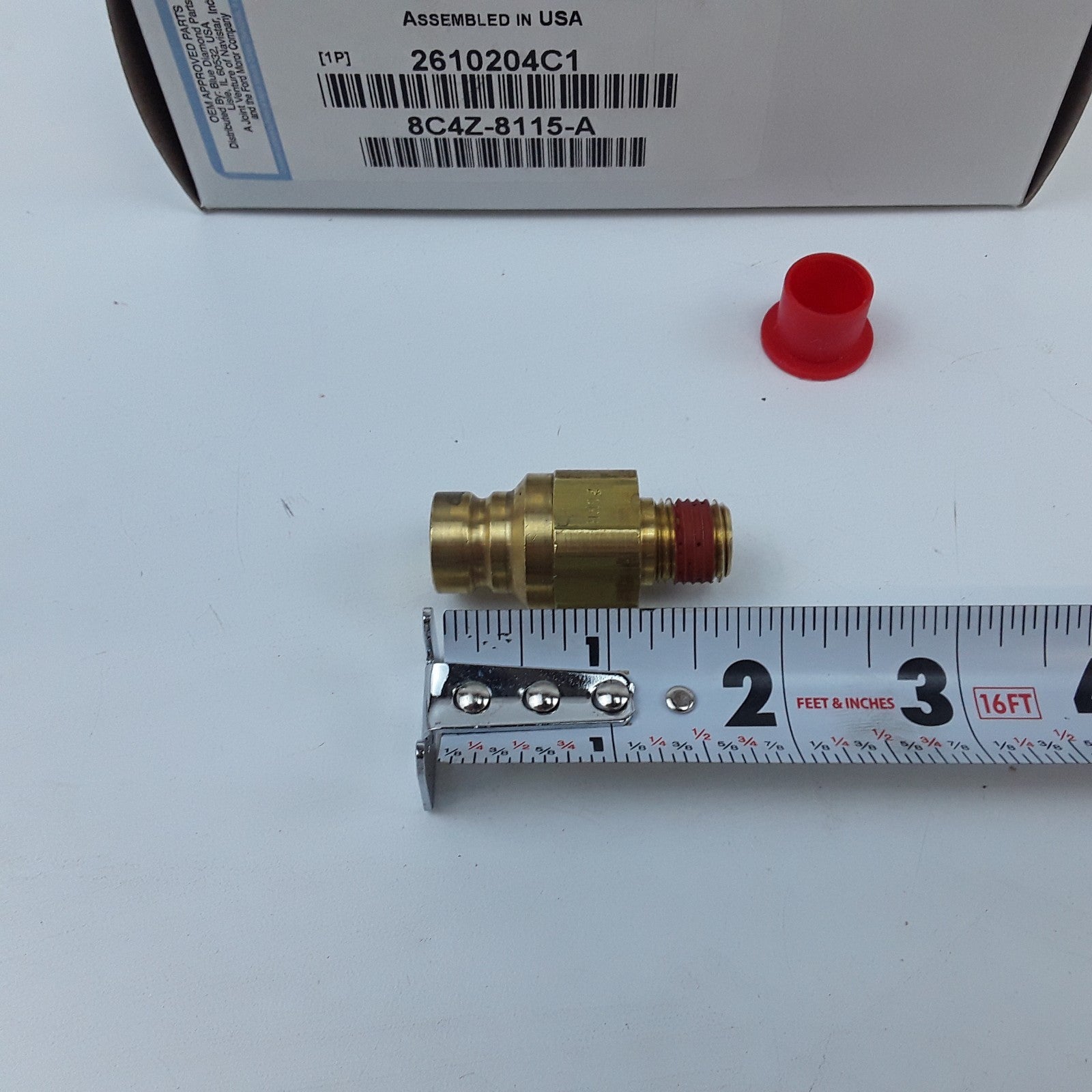 Engine Cylinder Quick Connect Radiator Drain Plug Fitting International Navistar