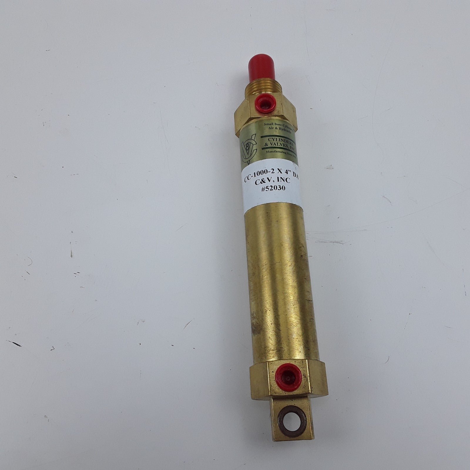 C & V CC-1000-2 X 4" DA Small Bore Cylinder Air & Hydraulic Valves 500 PSI