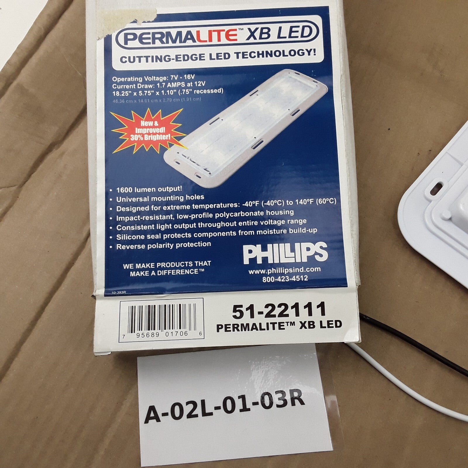 NEW Phillips 51-22111 Permalite XB LED Cutting Edge Technology 7V-16V DC