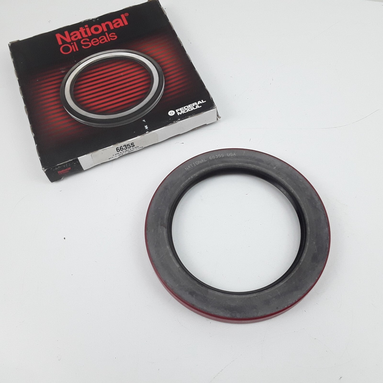National Seals 6635S Oil Seal Heavy Duty High Performance Fits Trucks Trailers