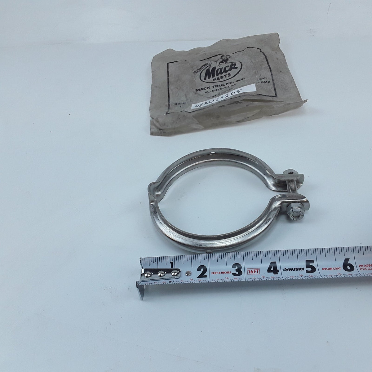 Genuine Turbocharger Outlet V-Band Clamp 48RU21205 For Mack & Volvo Engines
