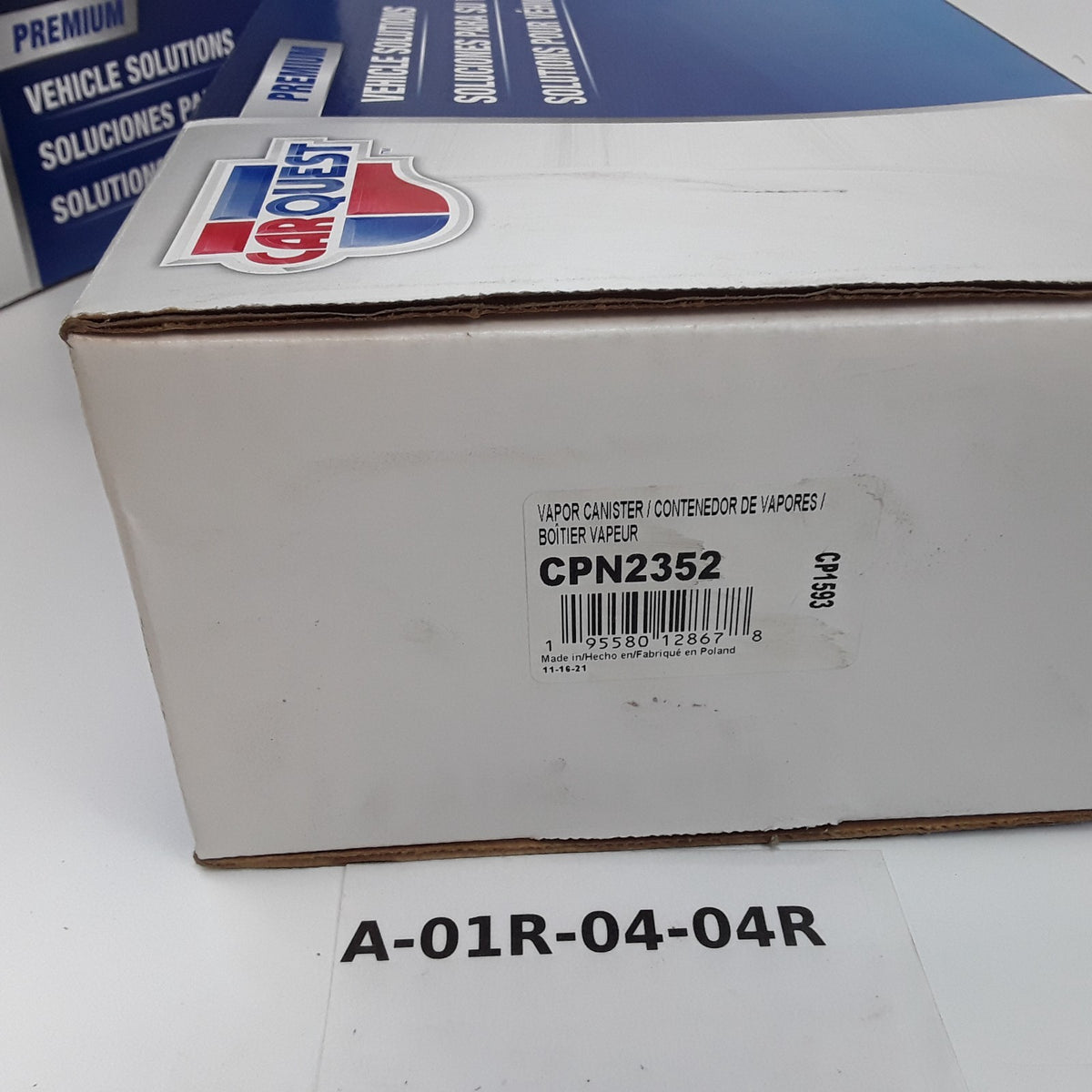 Carquest CPN2352 Fuel Vapor Canister Fits Volvo S40 (2001 2002 2003 2004)